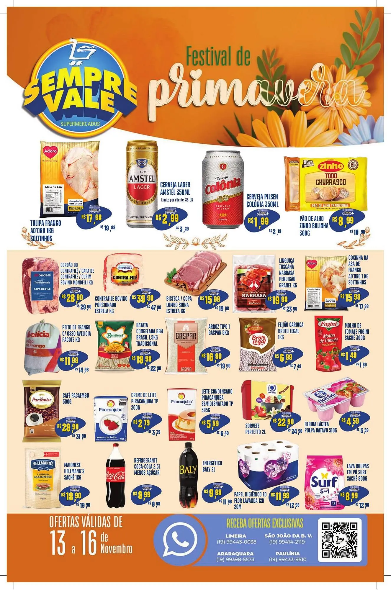Encarte de Catálogo Sempre Vale Supermercados 13 de novembro até 16 de novembro 2025 - Pagina 1