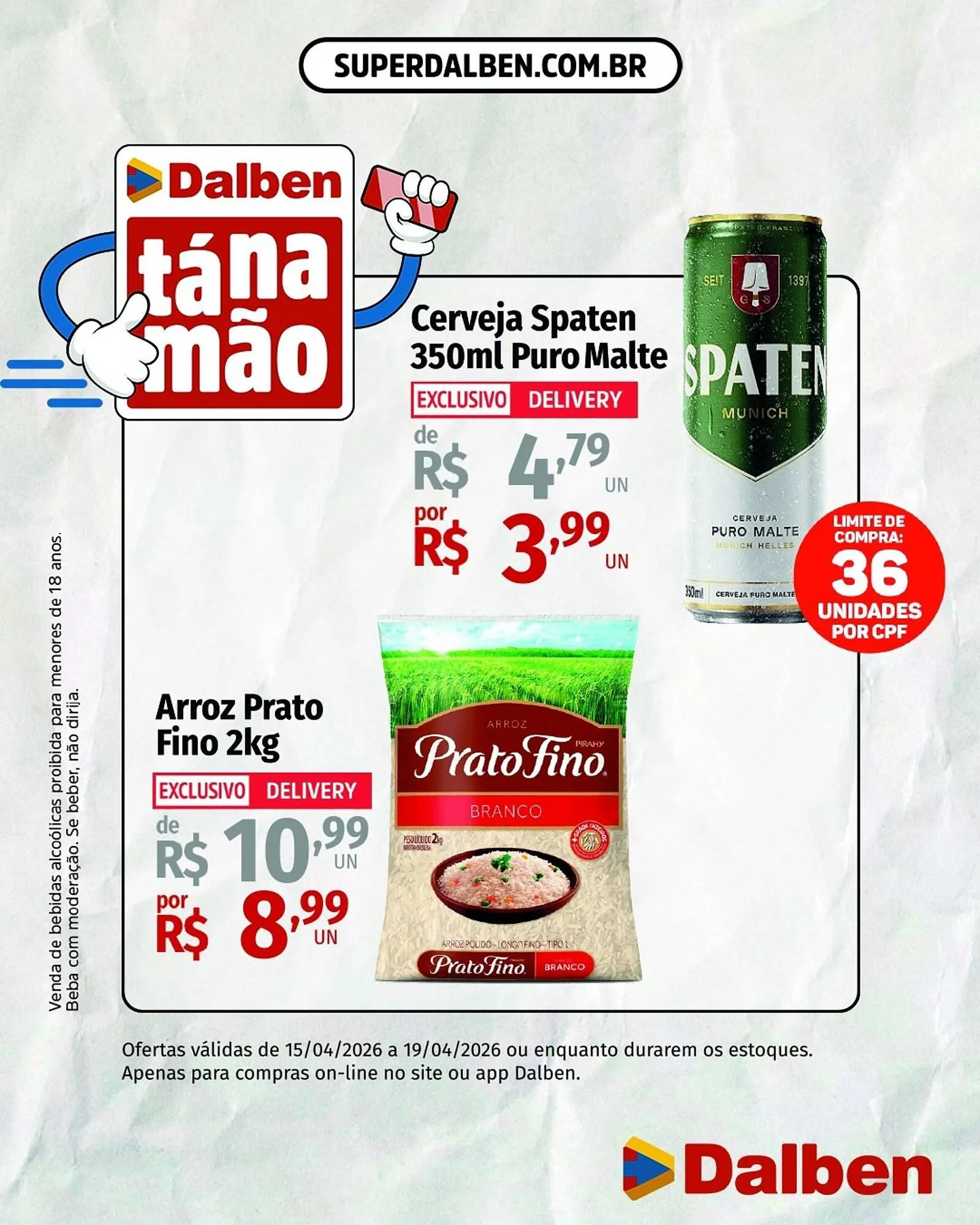 Encarte de Catálogo Supermercado Dalben 15 de abril até 19 de abril 2026 - Pagina 4