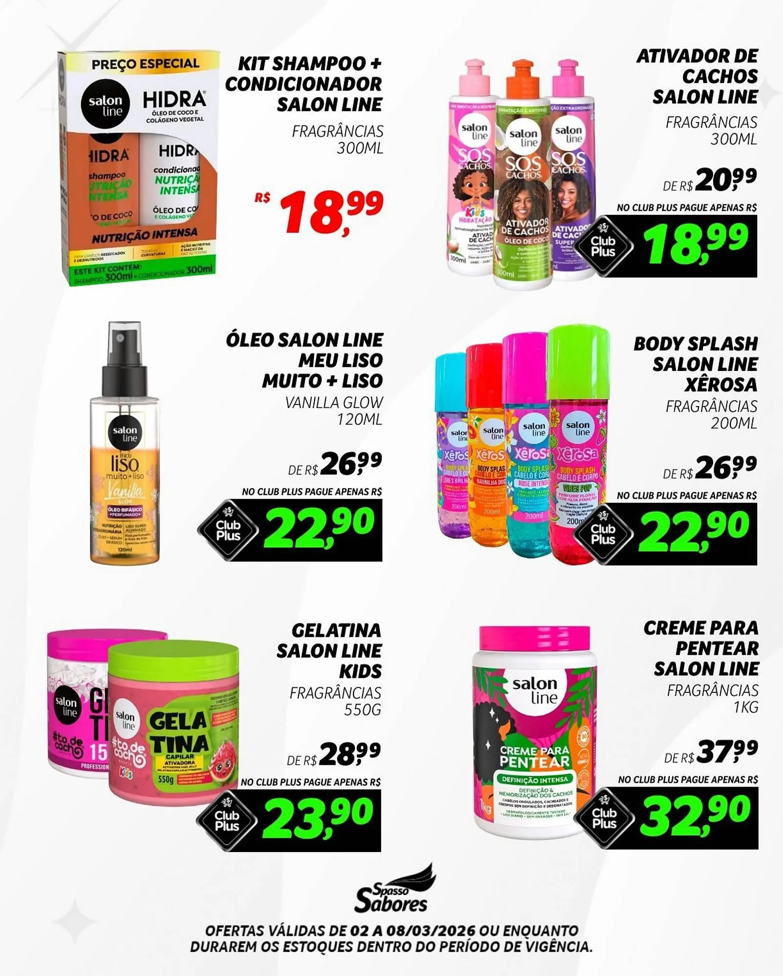 Encarte de Folheto Spasso Sabores 3 de março até 8 de março 2026 - Pagina 1