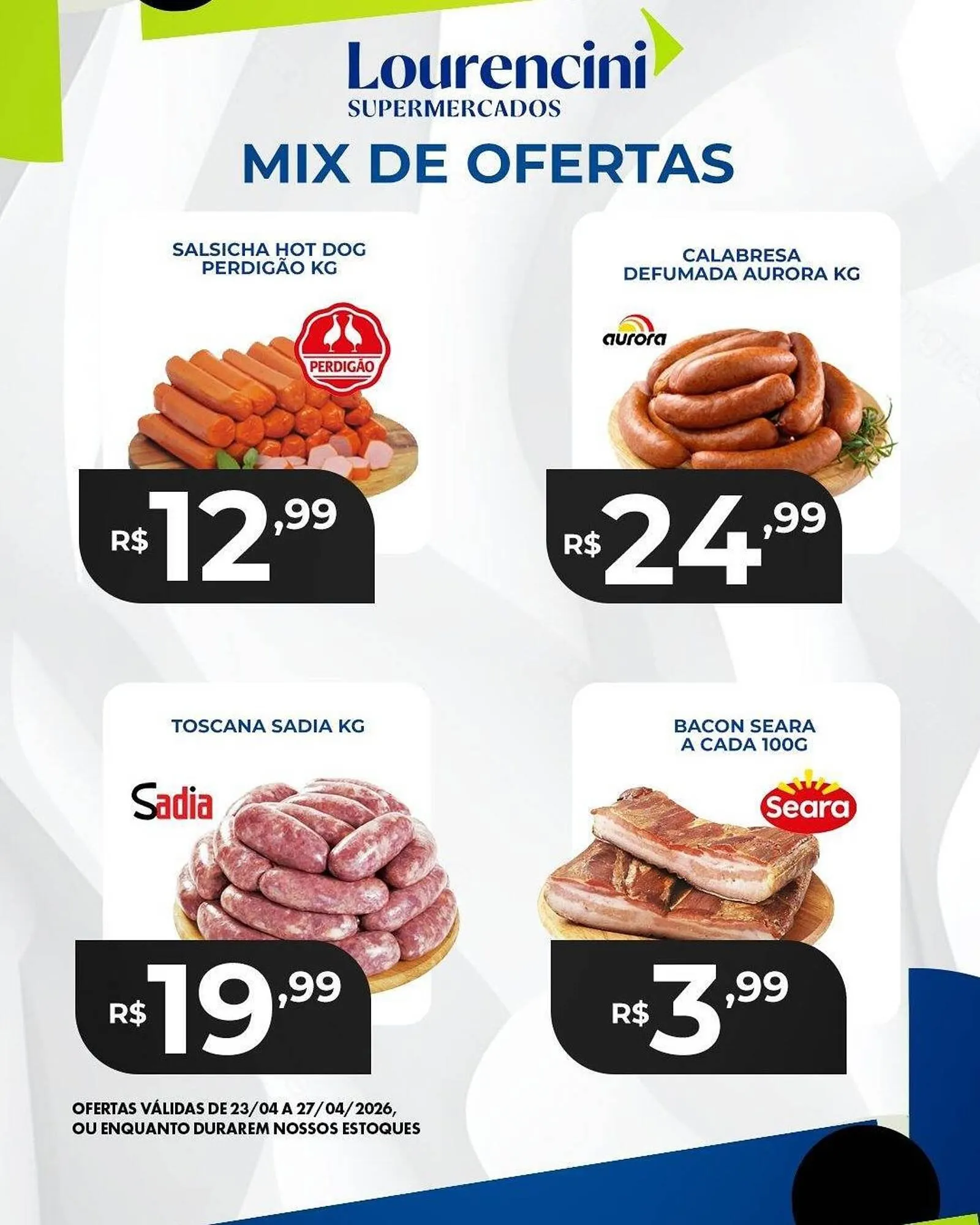 Encarte de Catálogo Lourencini Supermercados 24 de abril até 27 de abril 2026 - Pagina 2