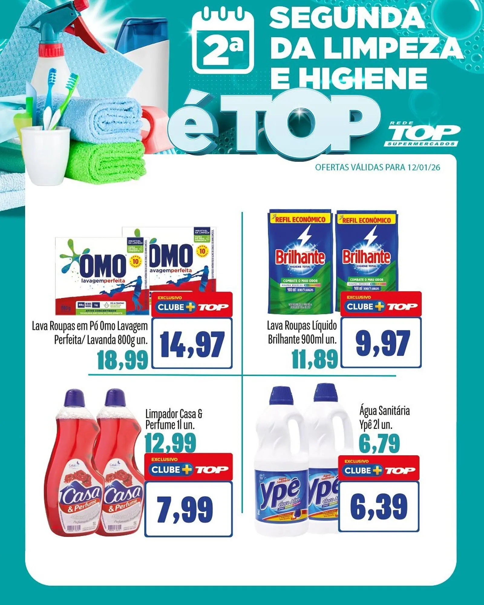 Encarte de Encarte Rede Top 12 de janeiro até 12 de janeiro 2026 - Pagina 1