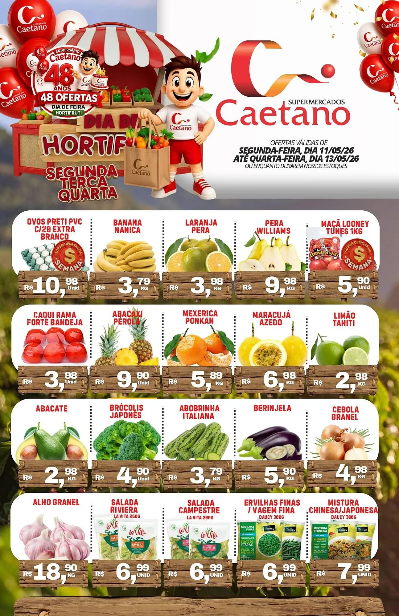 Encarte de Catálogo Supermercados Caetano 12 de maio até 13 de maio 2026 - Pagina 1