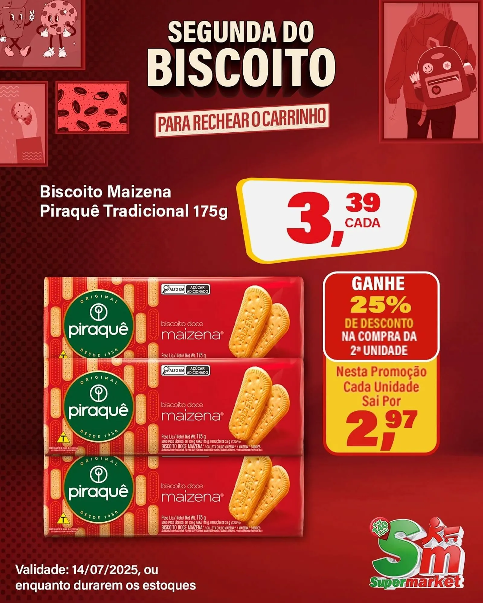 Encarte de Catálogo Rede Supermarket 14 de julho até 14 de julho 2025 - Pagina 3