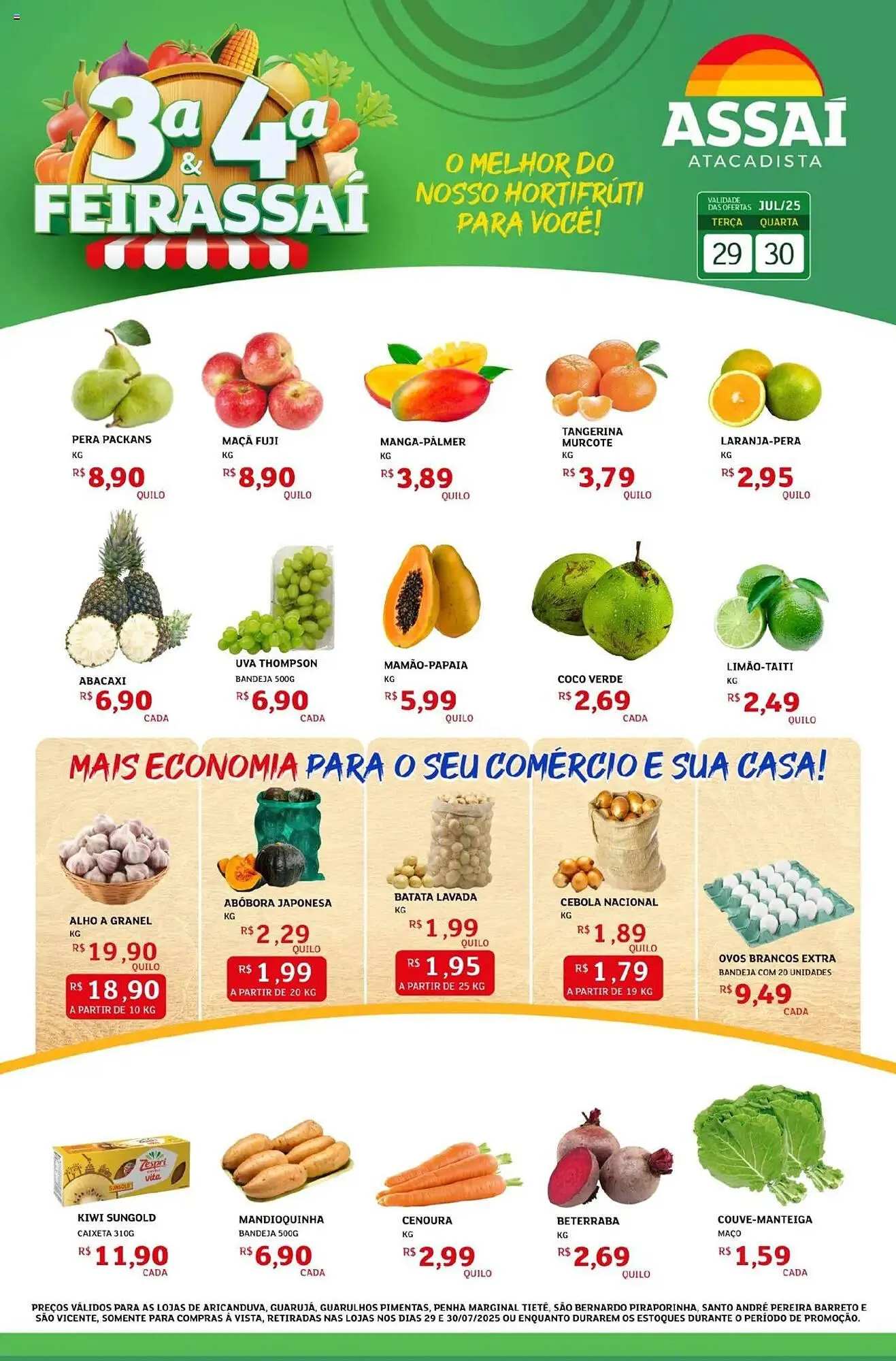 Encarte de Catálogo Assaí Atacadista 29 de julho até 30 de julho 2025 - Pagina 1