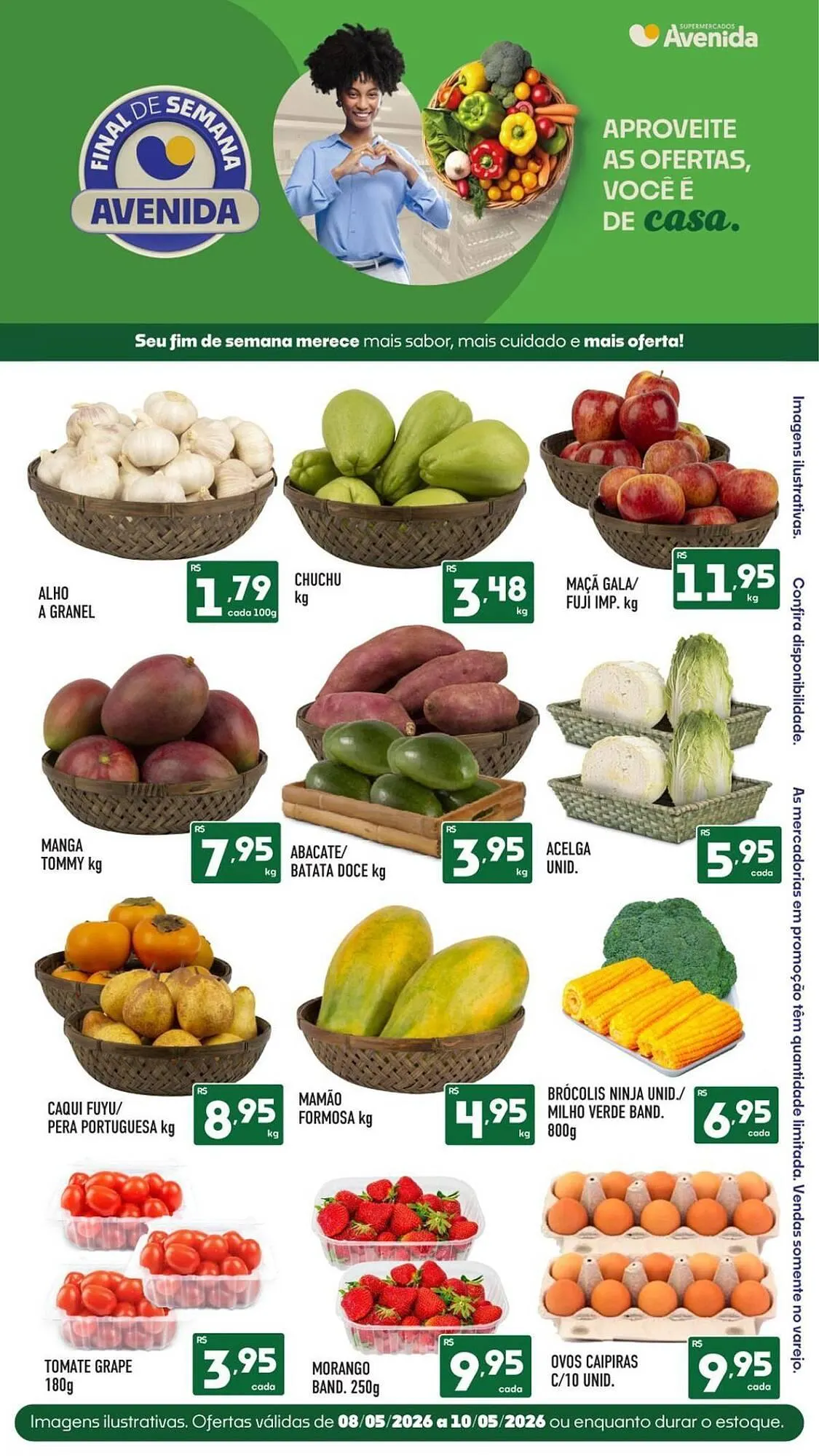 Encarte de Catálogo Supermercados Avenida 8 de maio até 10 de maio 2026 - Pagina 1
