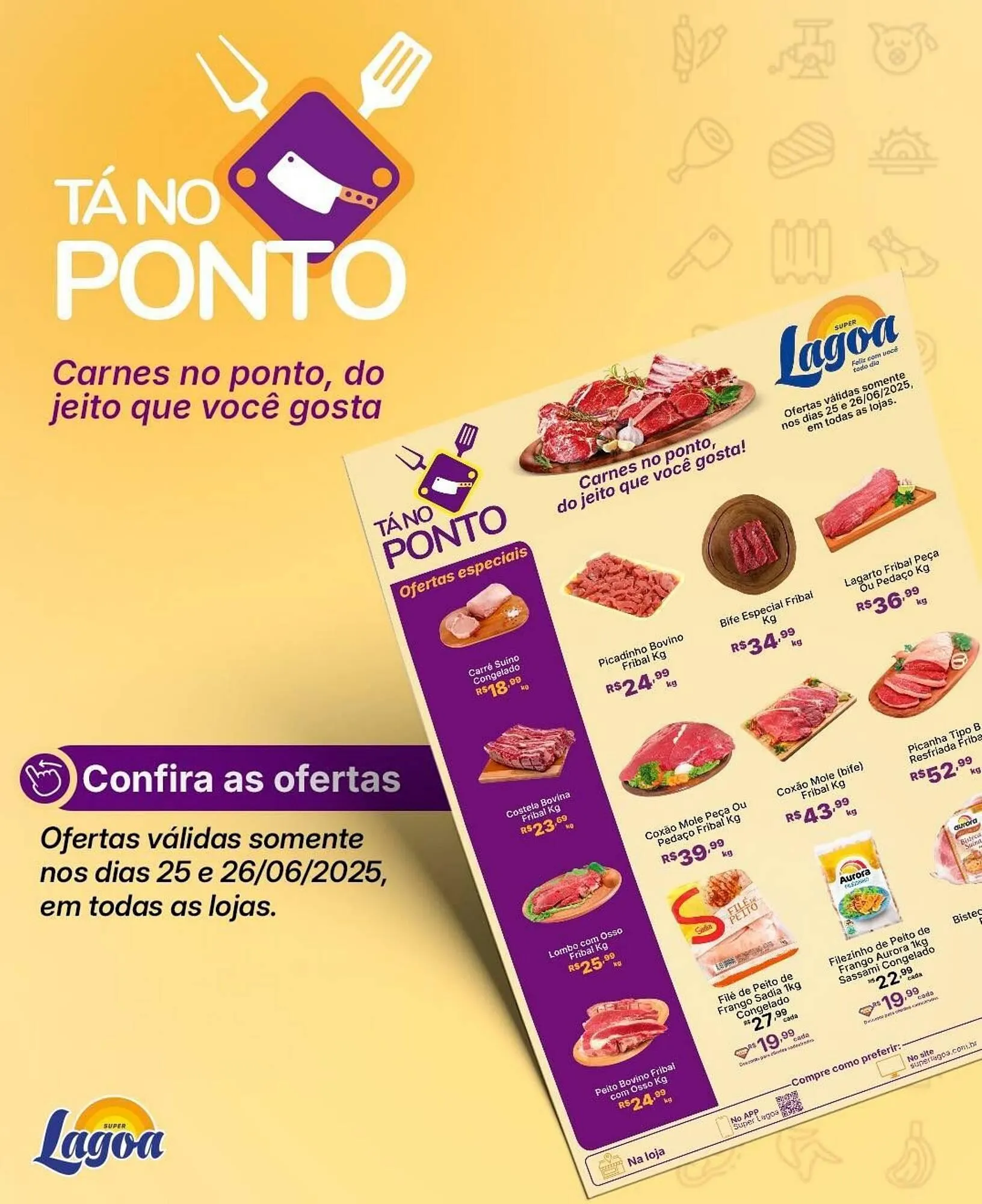 Encarte de Catálogo Super Lagoa 25 de junho até 26 de junho 2025 - Pagina 1