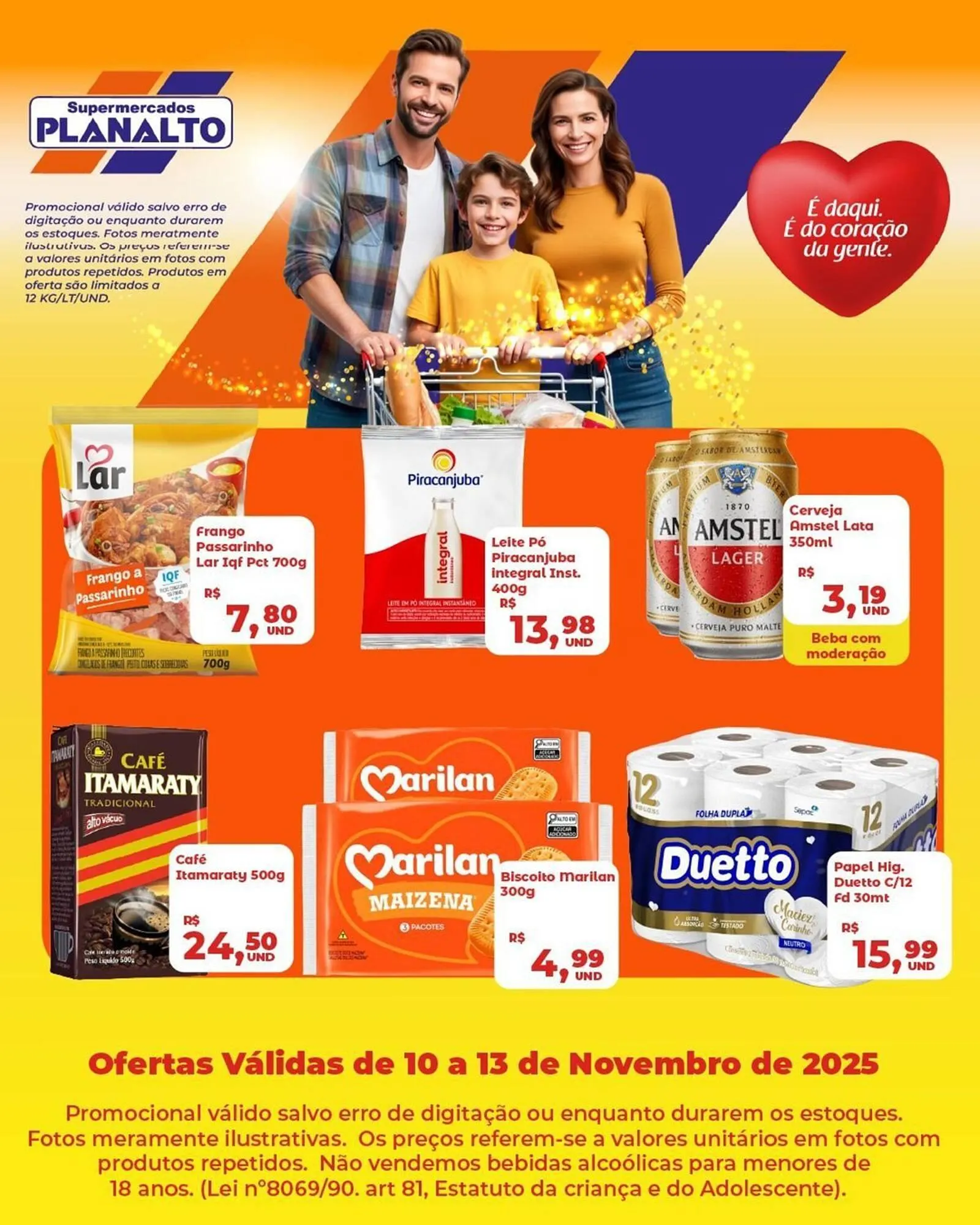 Encarte de Catálogo Supermercados Planalto 10 de novembro até 13 de novembro 2025 - Pagina 1