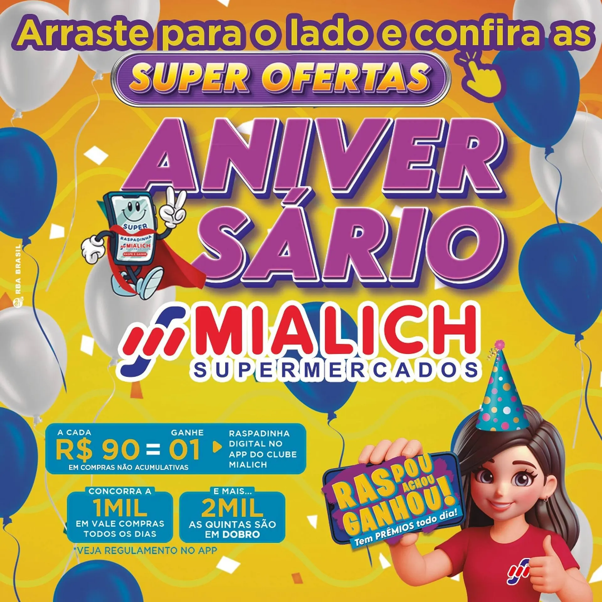 Encarte de Catálogo Mialich Supermercados 3 de julho até 3 de julho 2025 - Pagina 1