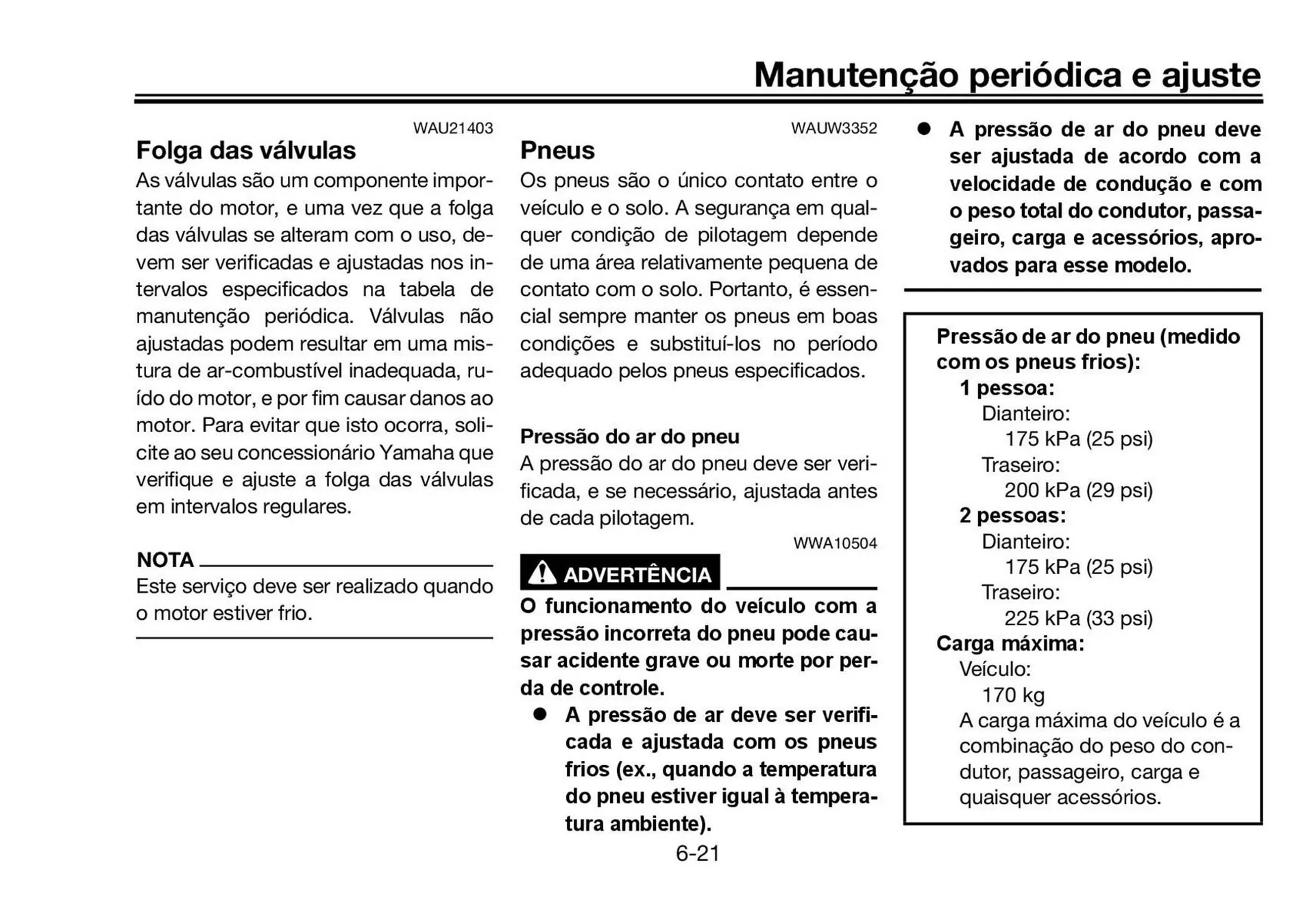 Encarte de Catálogo Yamaha 12 de junho até 31 de dezembro 2025 - Pagina 63