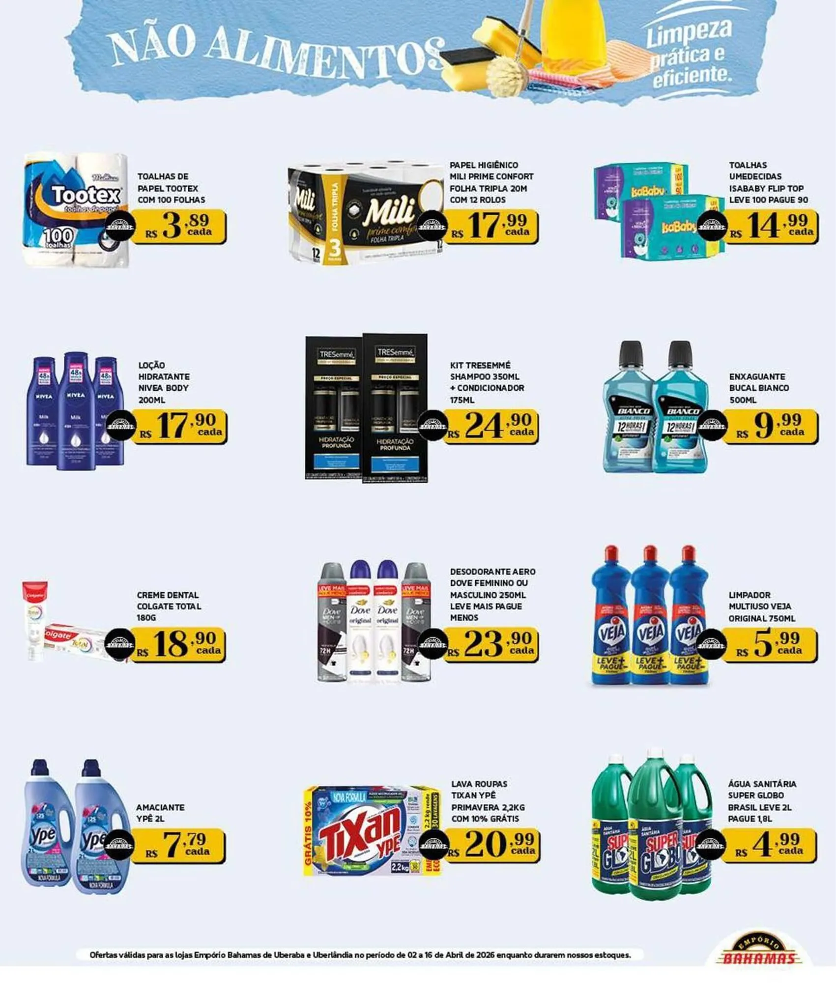 Encarte de Catálogo Empório Bahamas 2 de abril até 16 de abril 2026 - Pagina 13