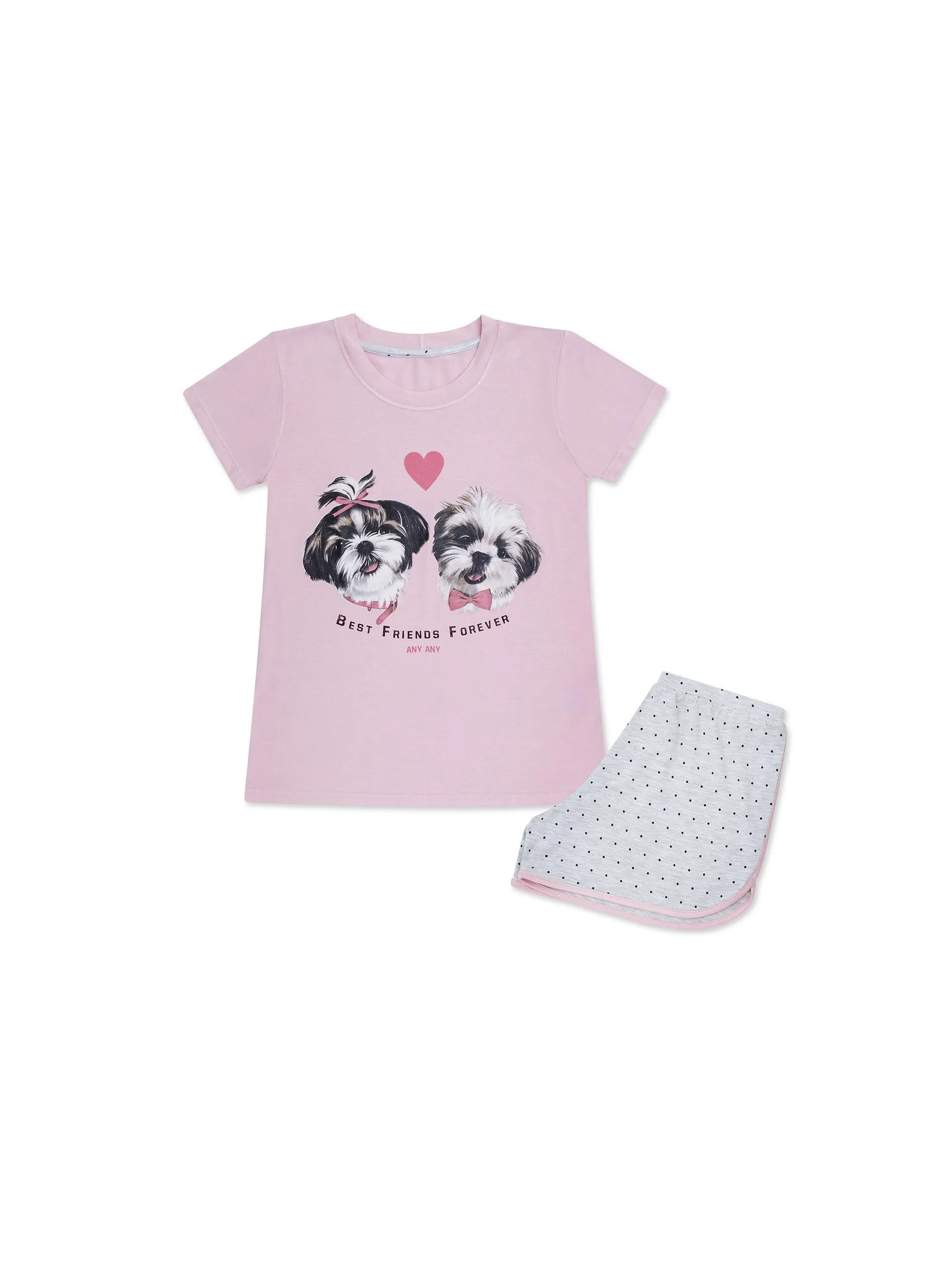 Short Doll Infantil Manga Curta Best Friend