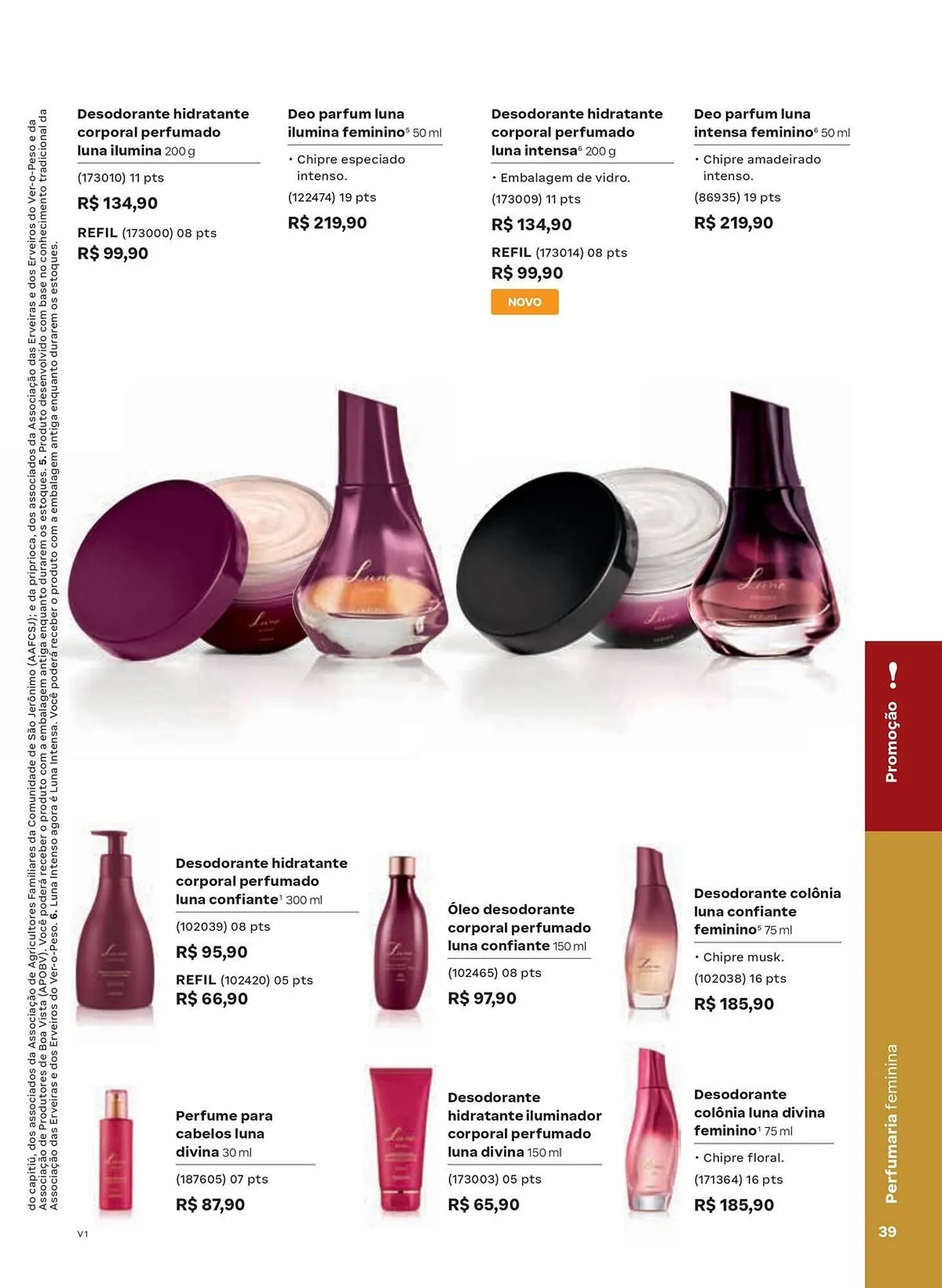 Encarte de Catálogo Natura 1 de janeiro até 31 de janeiro 2026 - Pagina 39