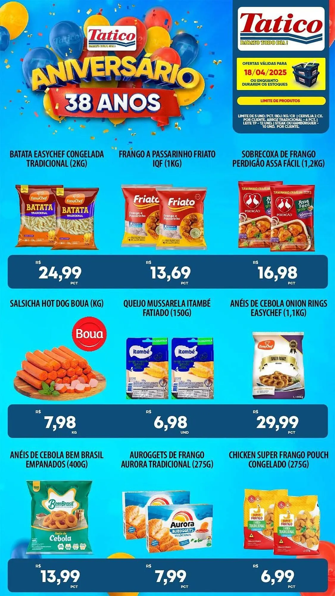 Encarte de Catálogo Tatico 18 de abril até 21 de abril 2025 - Pagina 19