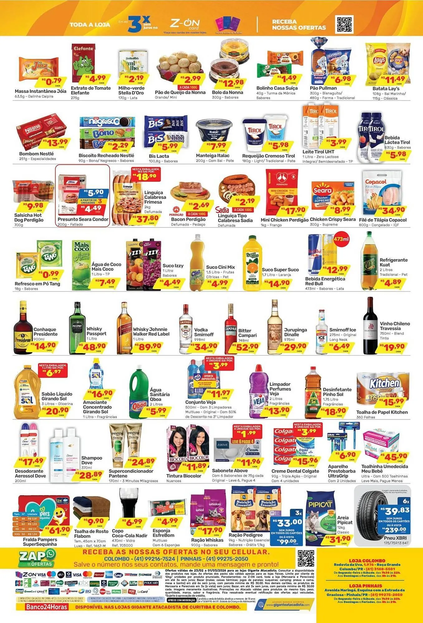 Encarte de Encarte Gigante Atacadista 23 de fevereiro até 1 de março 2026 - Pagina 2