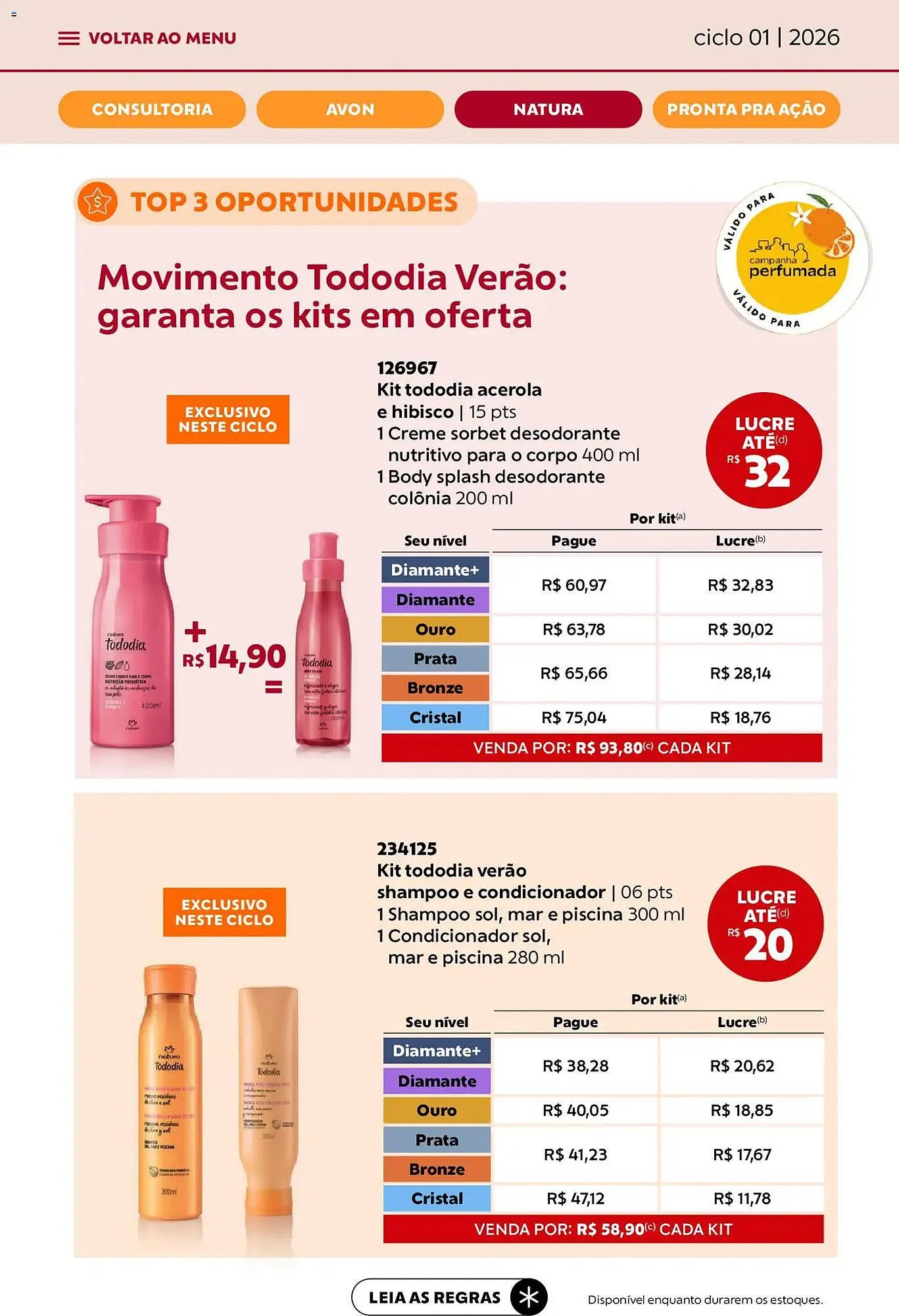 Encarte de Catálogo Avon 1 de janeiro até 31 de janeiro 2026 - Pagina 34