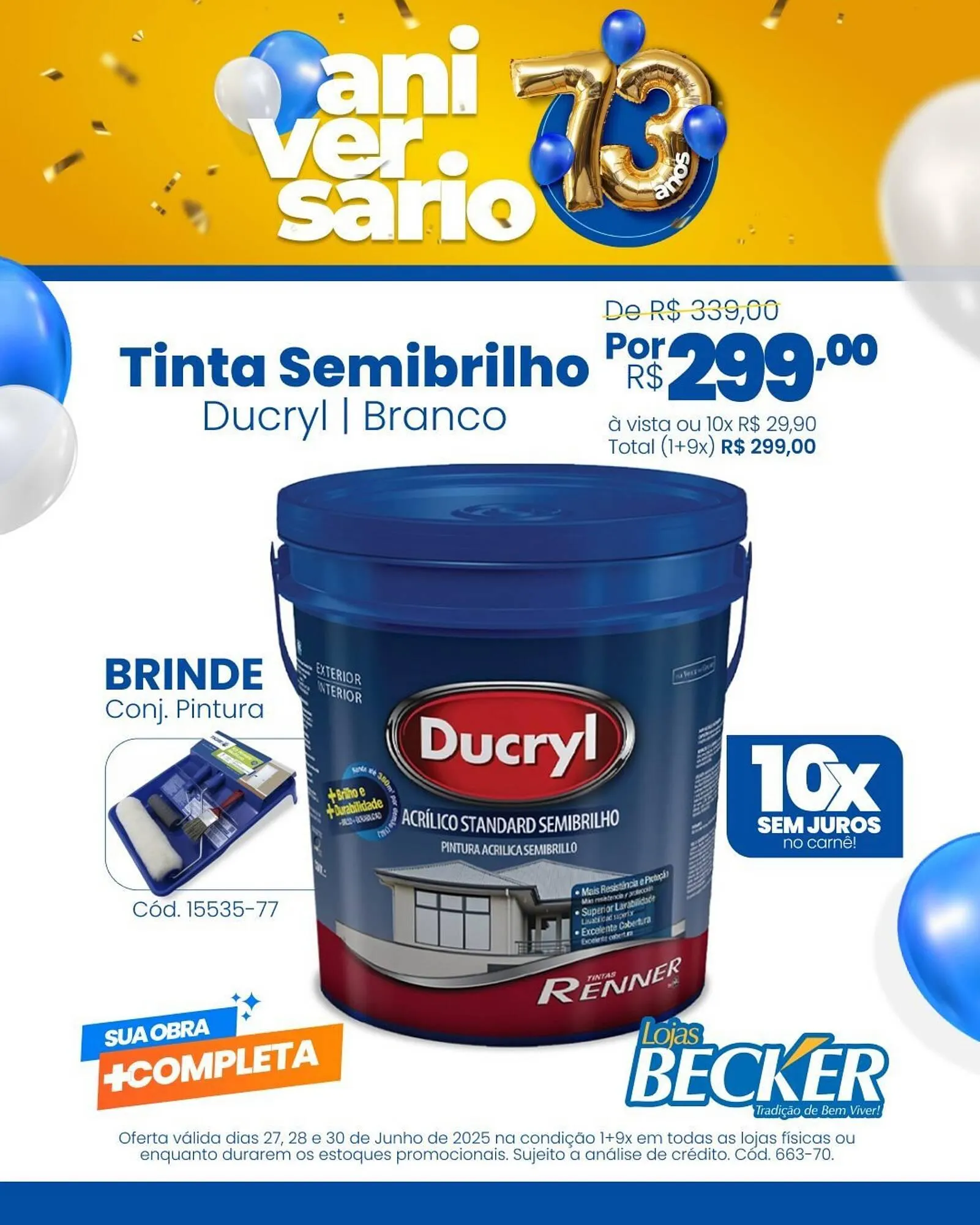 Encarte de Catálogo Lojas Becker 27 de junho até 30 de junho 2025 - Pagina 3
