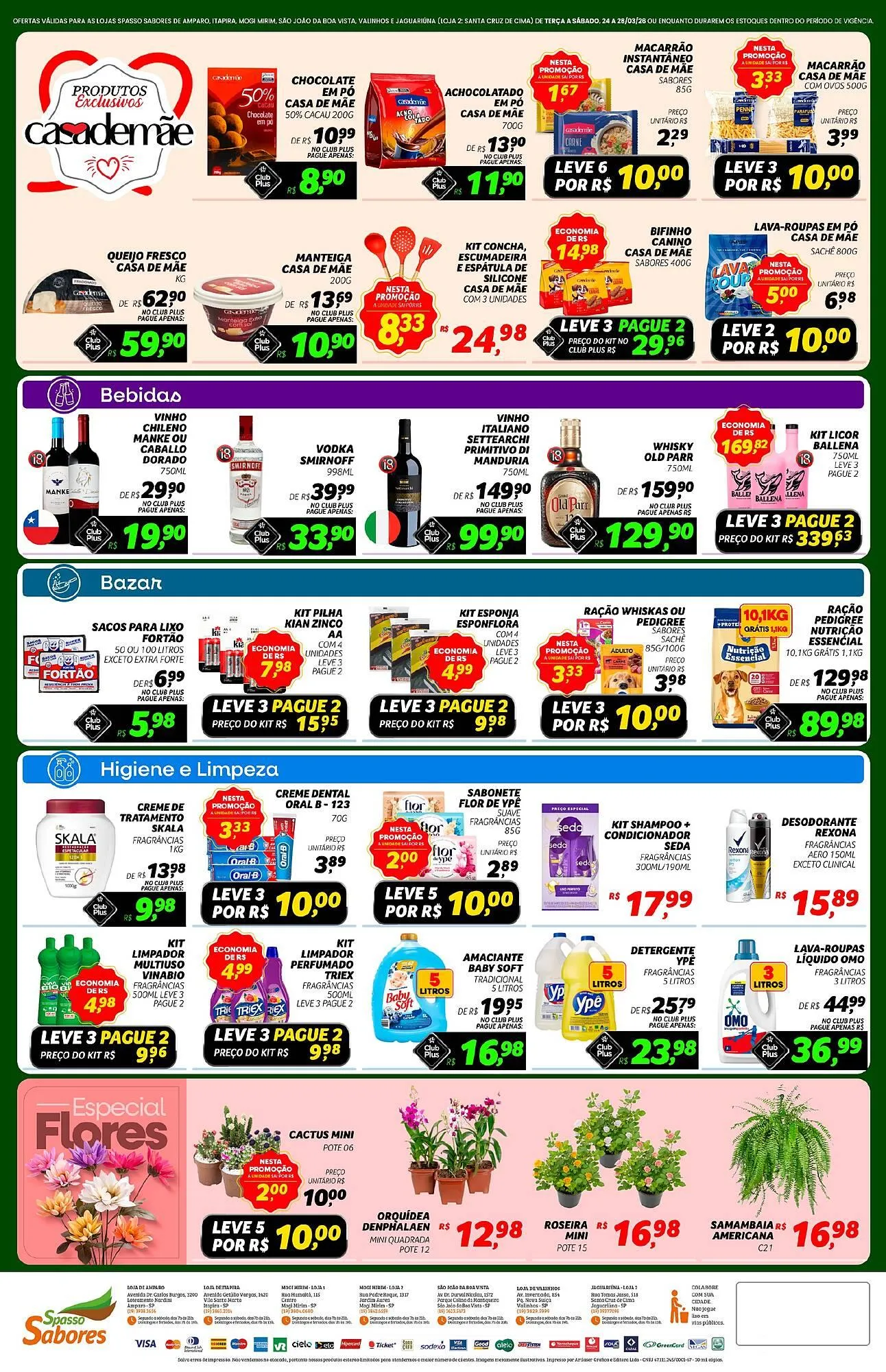 Encarte de Folheto Spasso Sabores 24 de março até 28 de março 2026 - Pagina 4