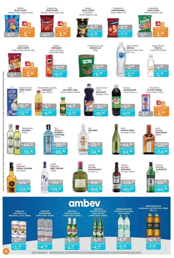 Encarte de Ofertas Supermercados Mundial 28 de março até 10 de abril 2025 - Pagina 6
