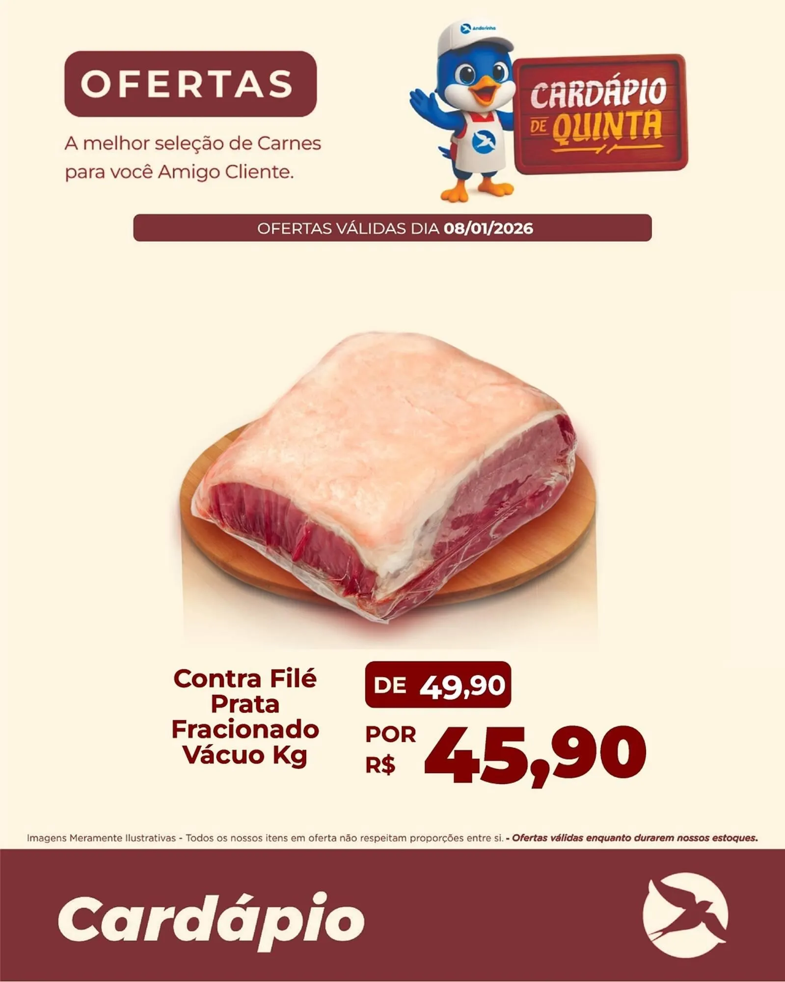 Encarte de Folheto Andorinha Hipermercado 8 de janeiro até 8 de janeiro 2026 - Pagina 1
