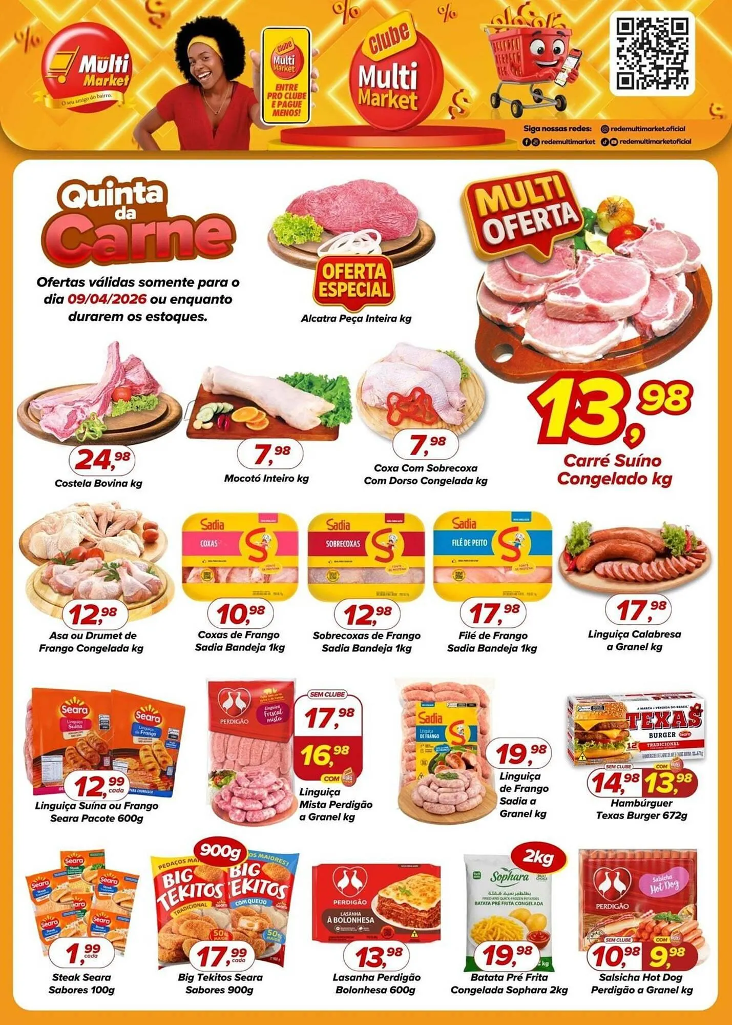 Encarte de Encarte Rede Multi Market 9 de abril até 9 de abril 2026 - Pagina 1