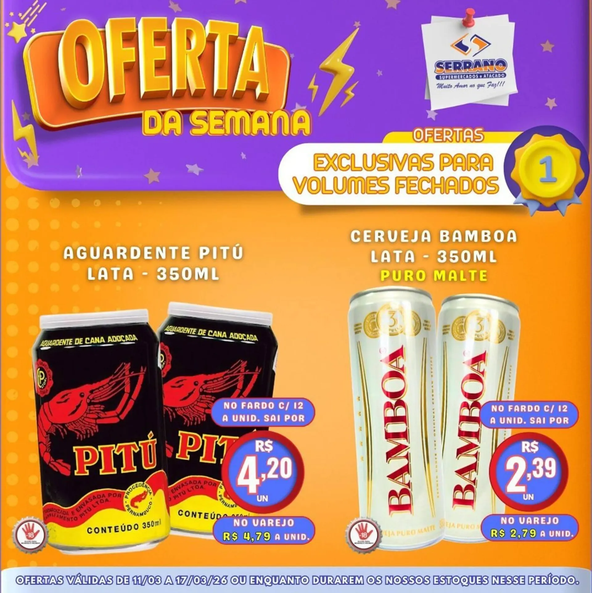 Encarte de Catálogo Serrano Supermercado 11 de março até 17 de março 2026 - Pagina 8