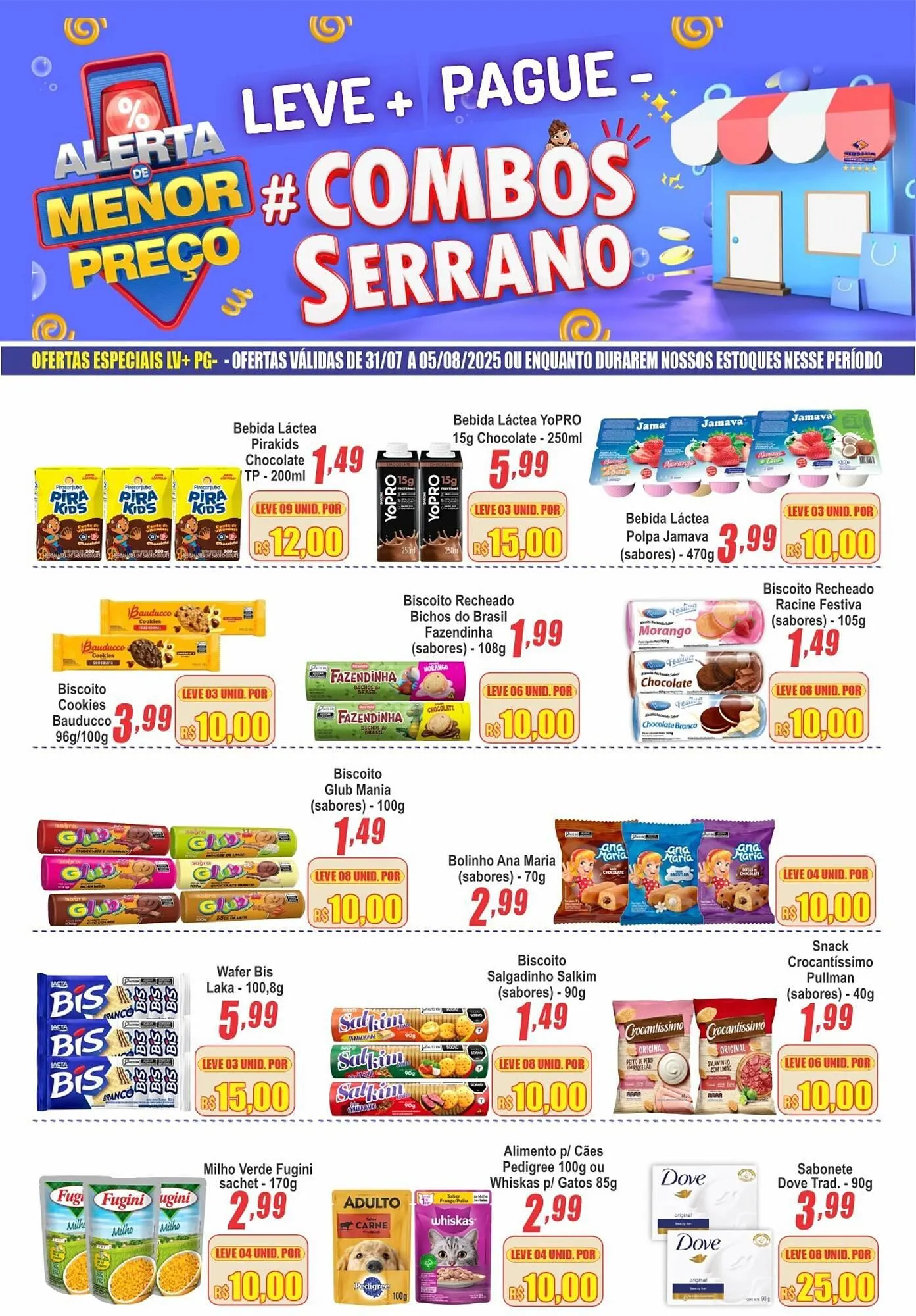 Encarte de Catálogo Serrano Supermercado 31 de julho até 5 de agosto 2025 - Pagina 4