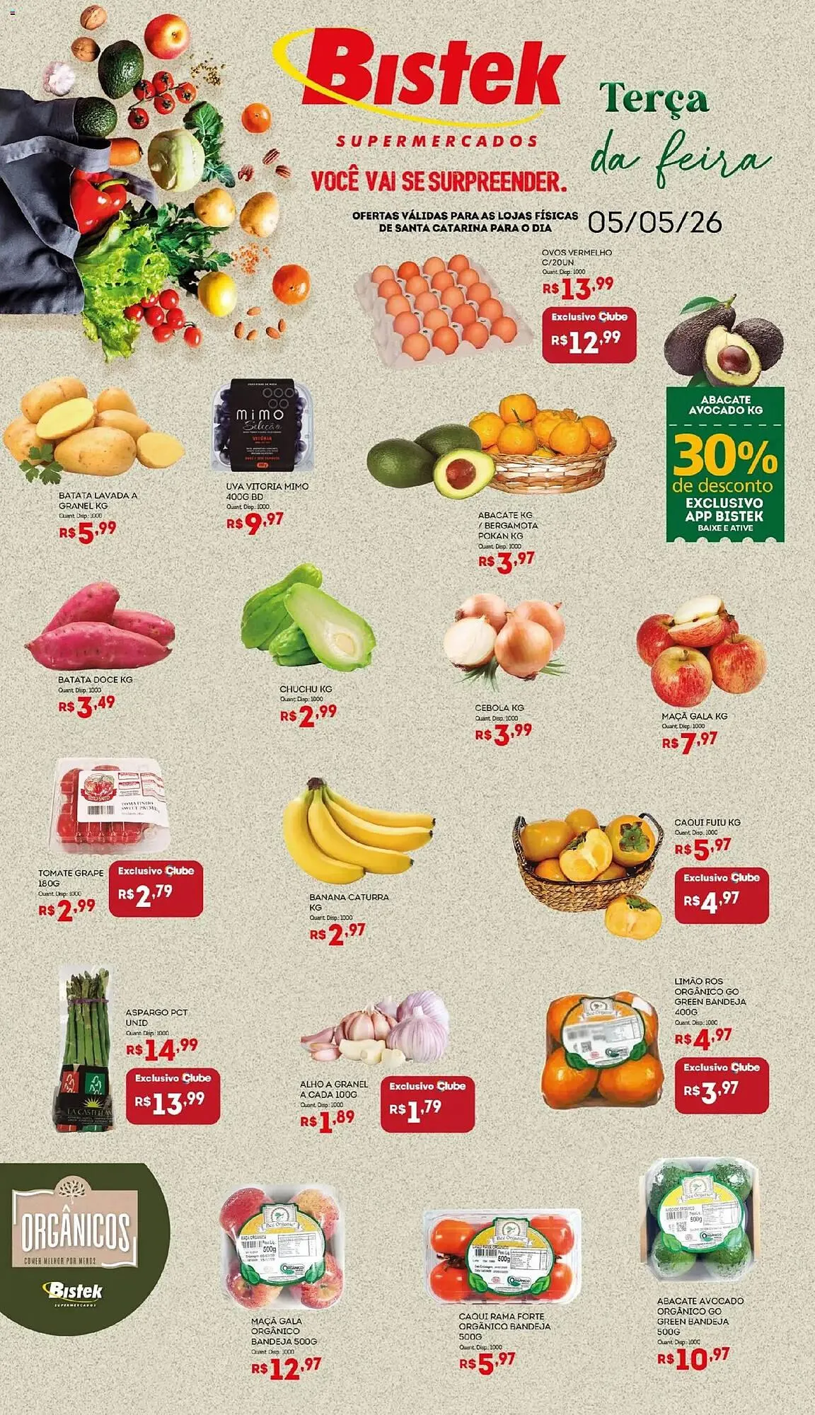 Encarte de Encarte Bistek Supermercados 5 de maio até 6 de maio 2026 - Pagina 1