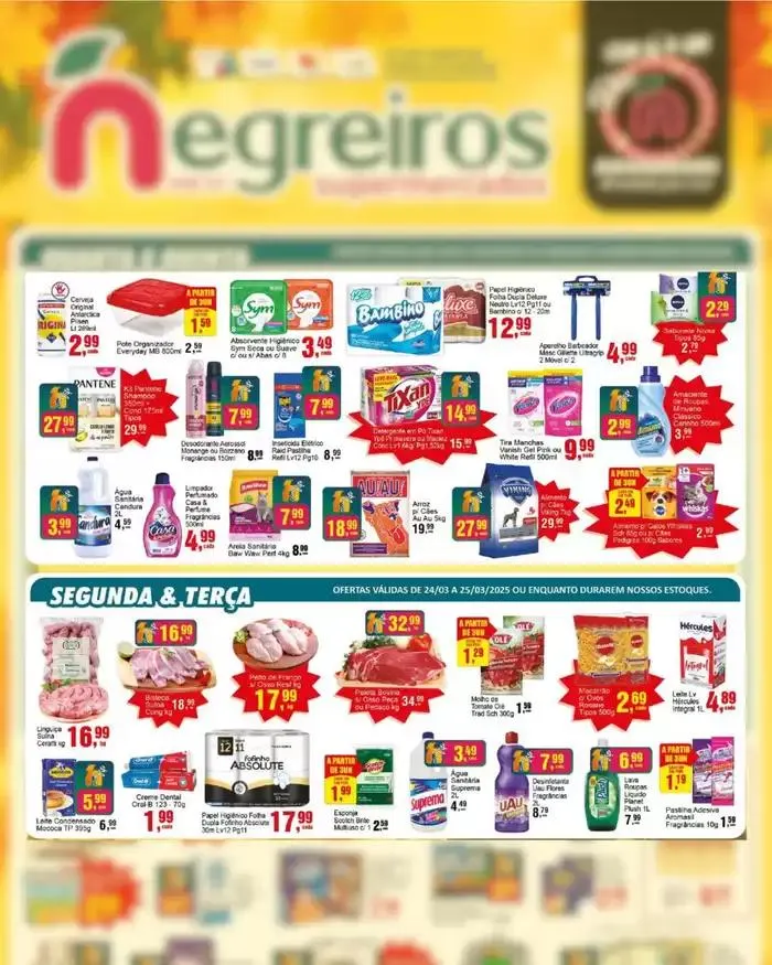 Encarte de Encarte Negreiros Supermercados 19 de março até 21 de março 2025 - Pagina 6