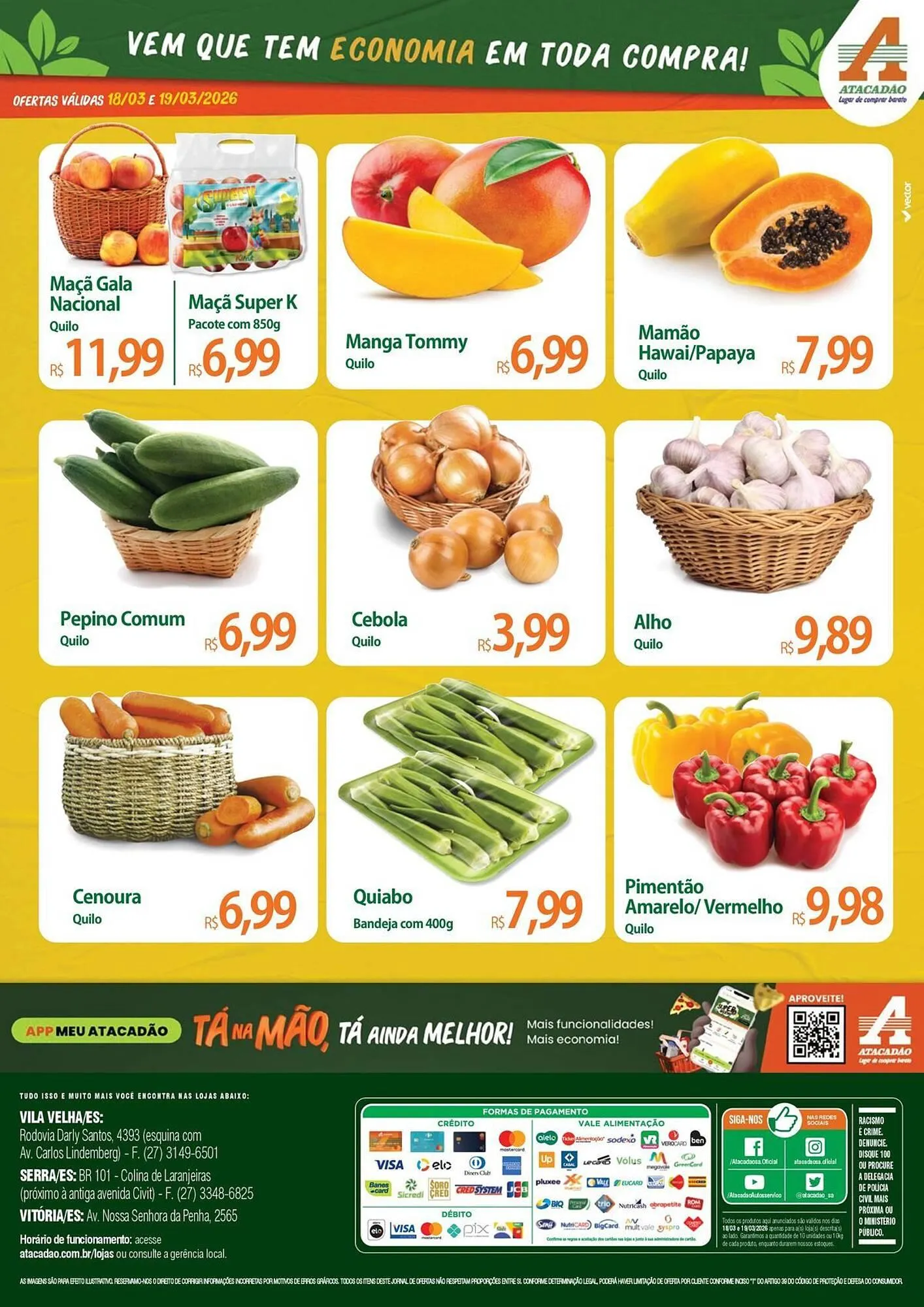 Encarte de Folheto Atacadão 18 de março até 19 de março 2026 - Pagina 2