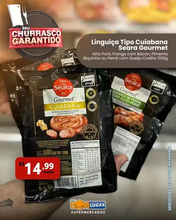 Encarte de Encarte Rede Bom Lugar 14 de março até 16 de março 2025 - Pagina 8