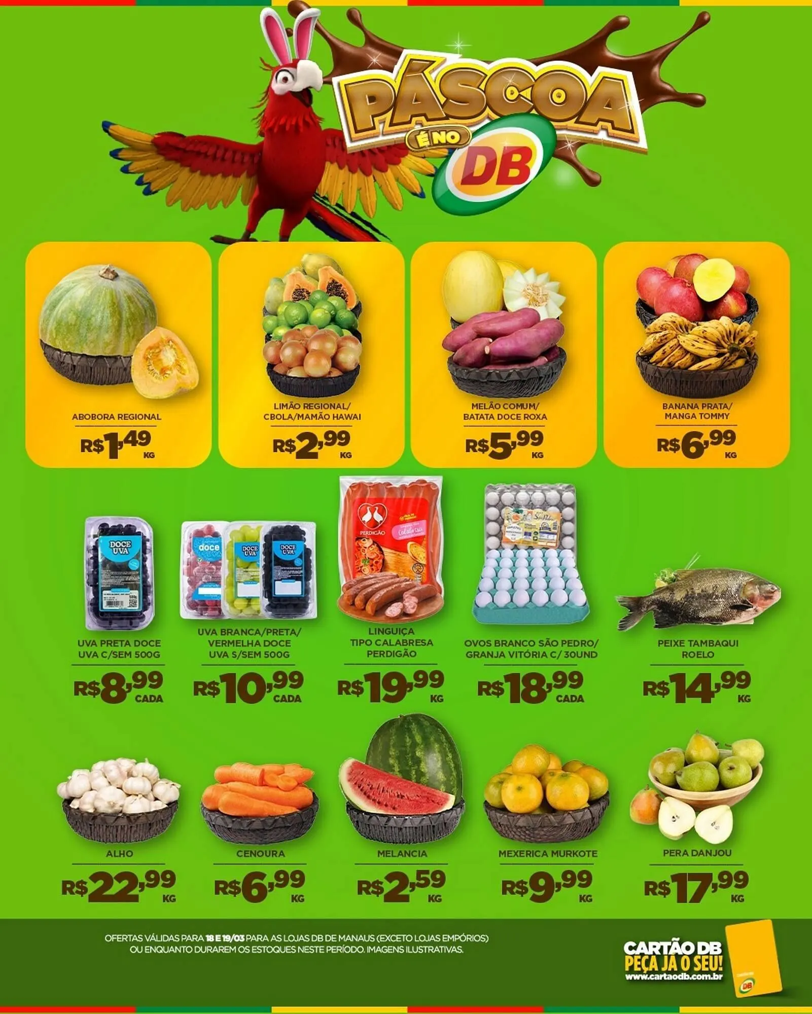 Encarte de Catálogo DB Supermercados 18 de março até 19 de março 2026 - Pagina 1