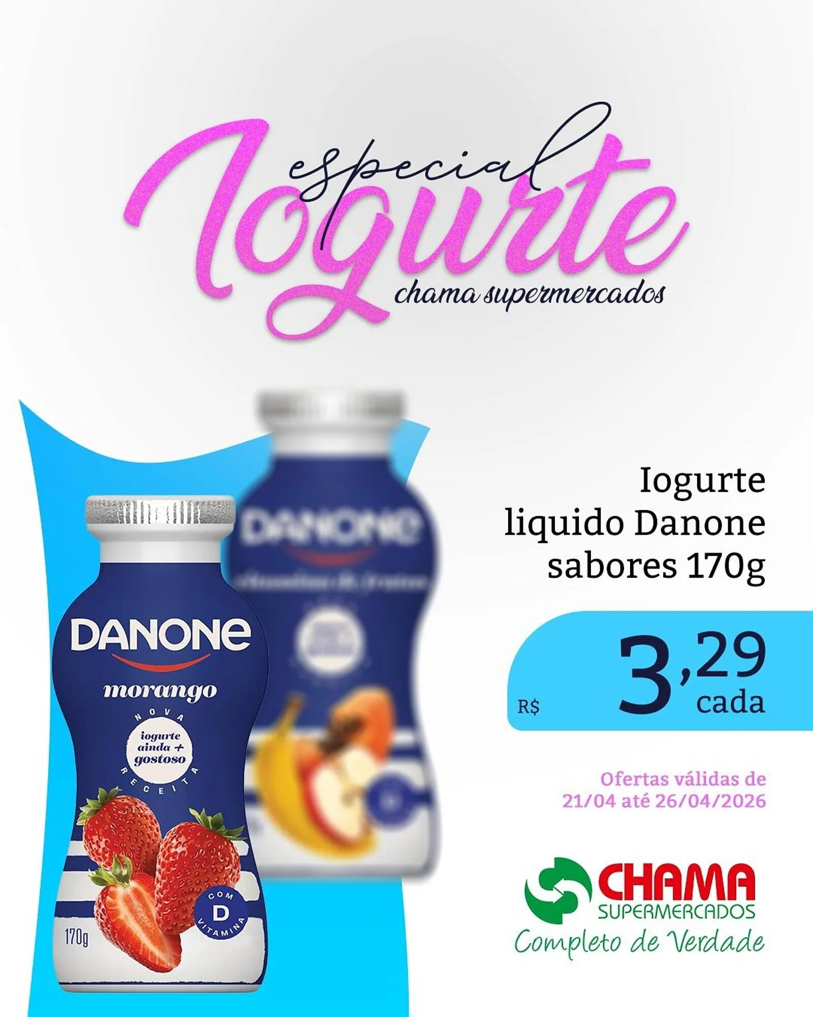 Encarte de Catálogo Chama Supermercados 21 de abril até 26 de abril 2026 - Pagina 3