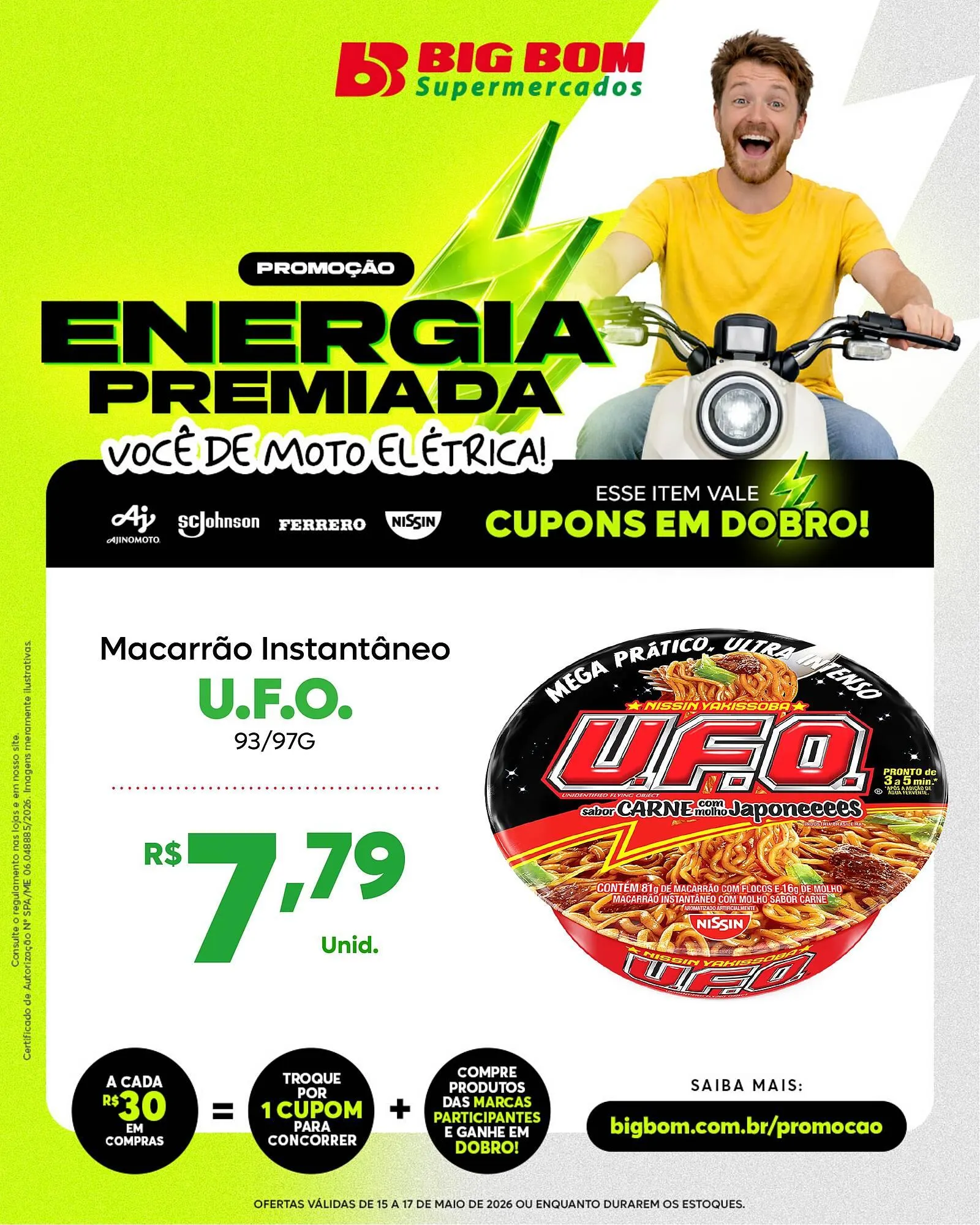 Encarte de Catálogo Big Bom Supermercados 15 de maio até 17 de maio 2026 - Pagina 4