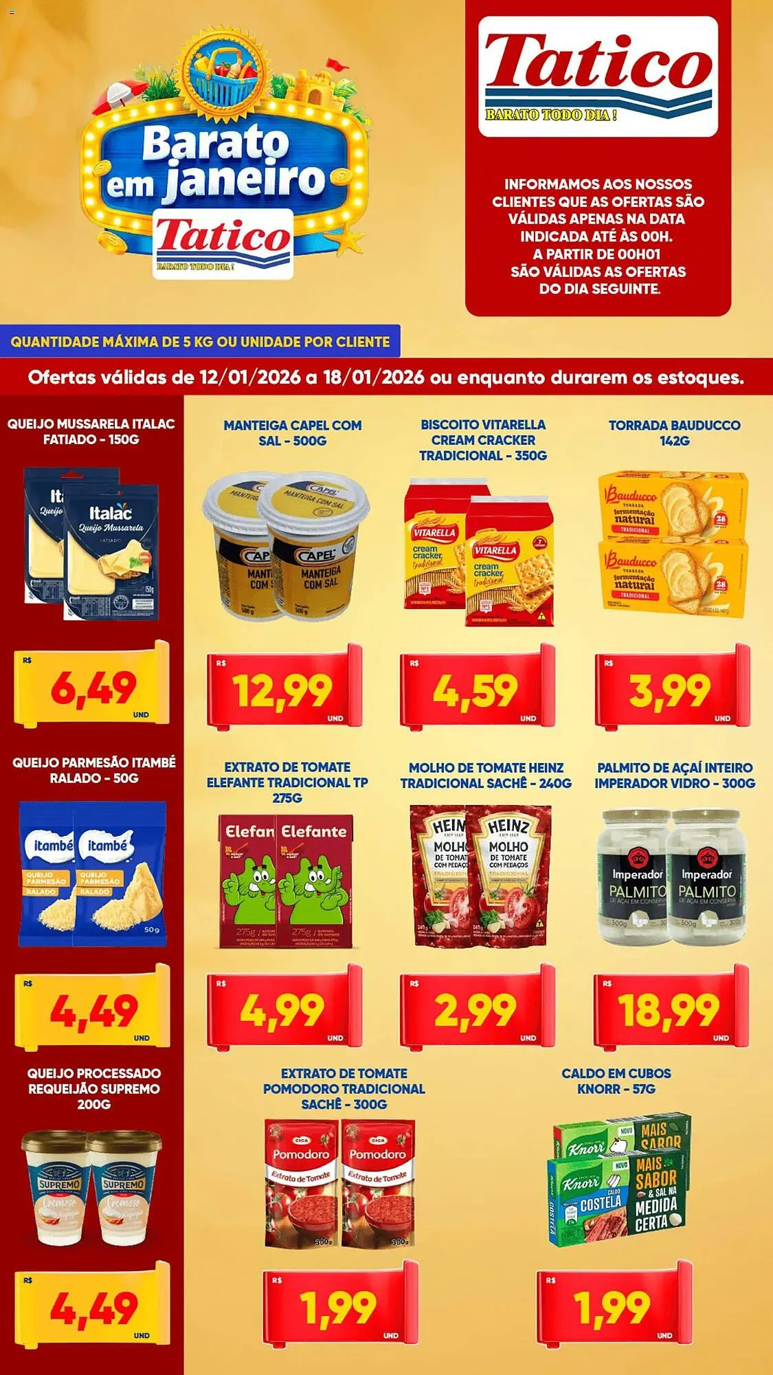 Encarte de Tabloide Tatico 12 de janeiro até 18 de janeiro 2026 - Pagina 2