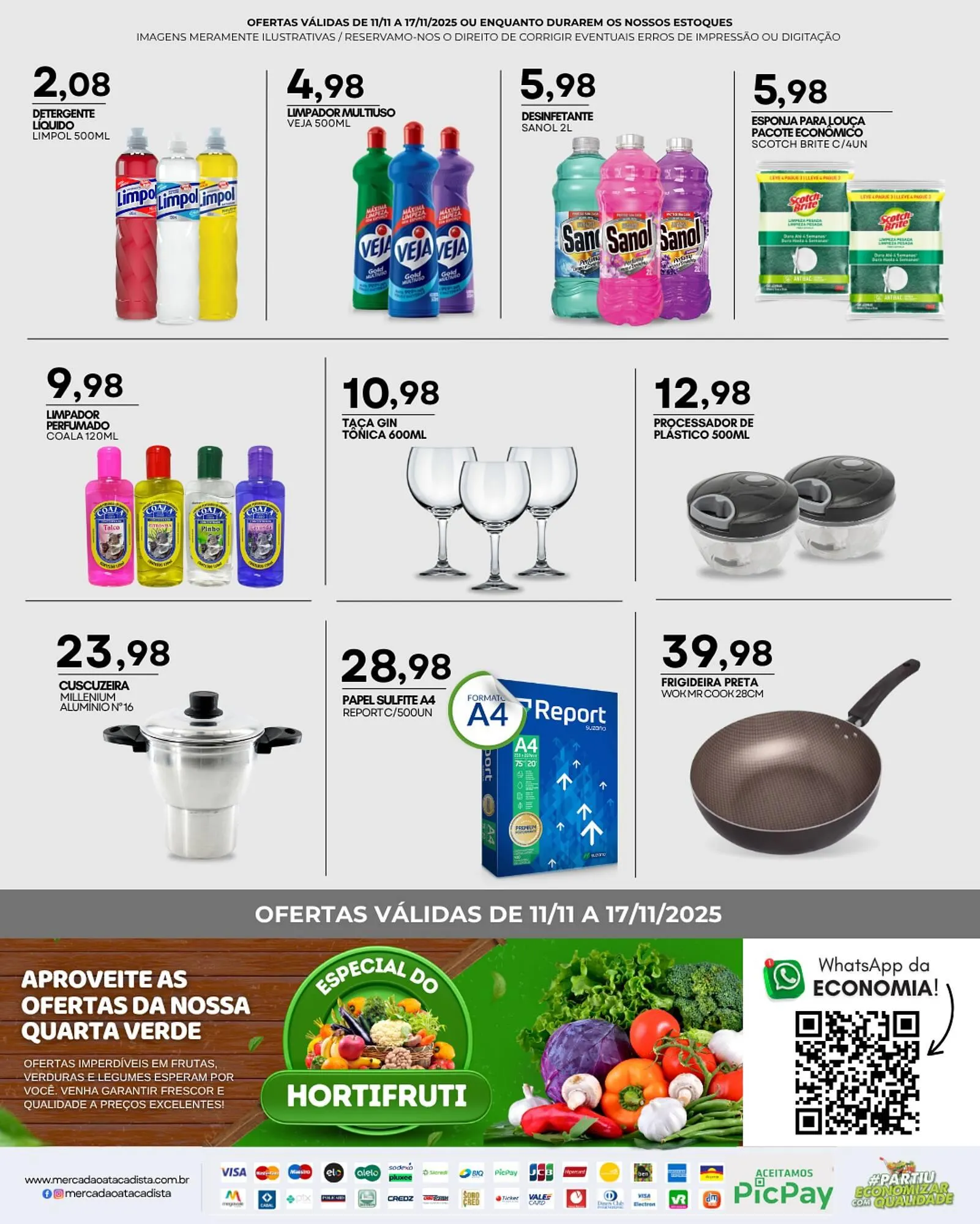 Encarte de Folheto Mercadão Atacadista 11 de novembro até 17 de novembro 2025 - Pagina 3