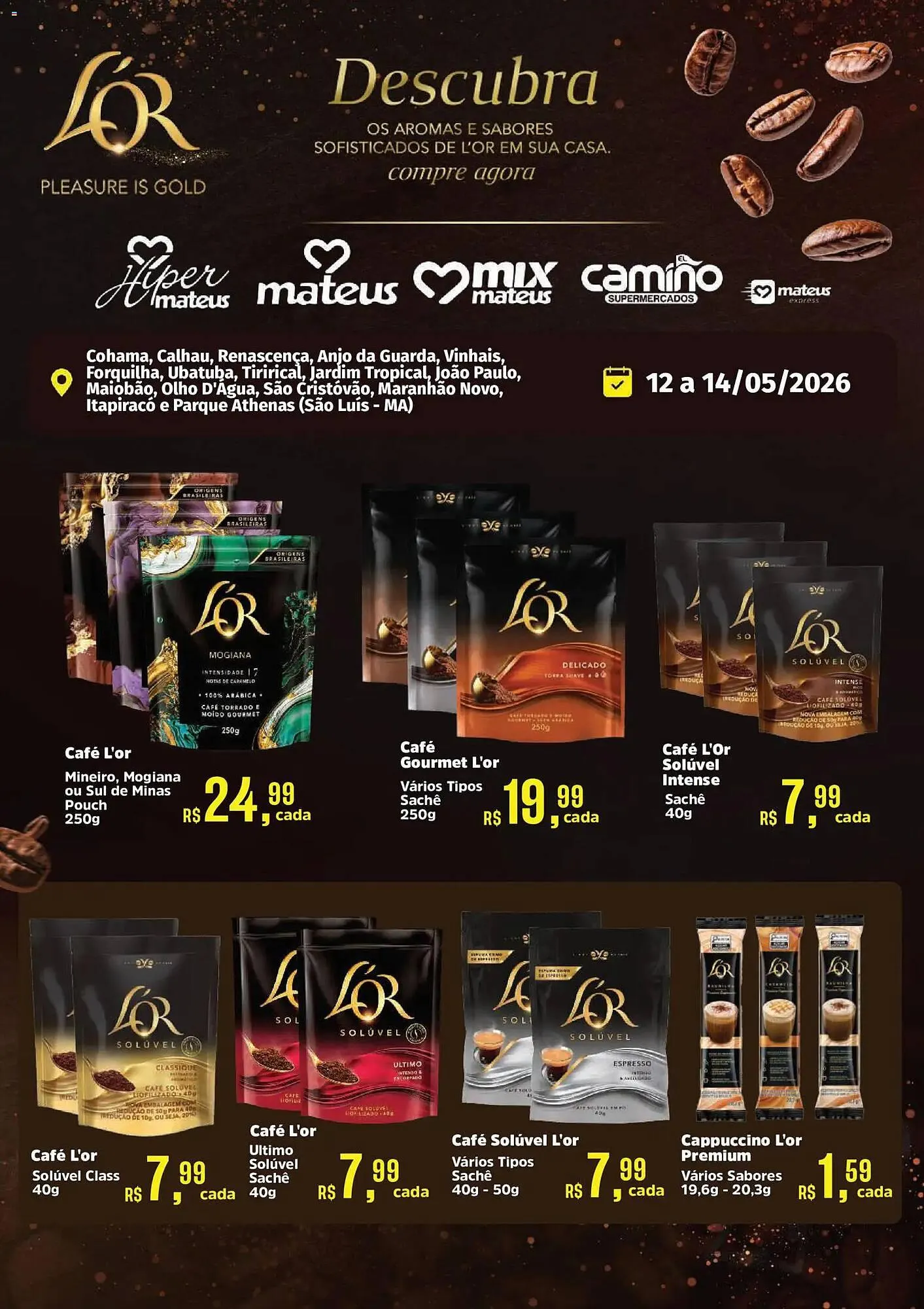 Encarte de Catálogo Supermercados Mateus 12 de maio até 14 de maio 2026 - Pagina 1