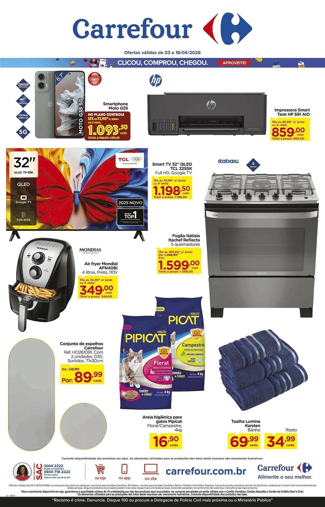 Encarte de Folheto Carrefour 3 de abril até 16 de abril 2026 - Pagina 4