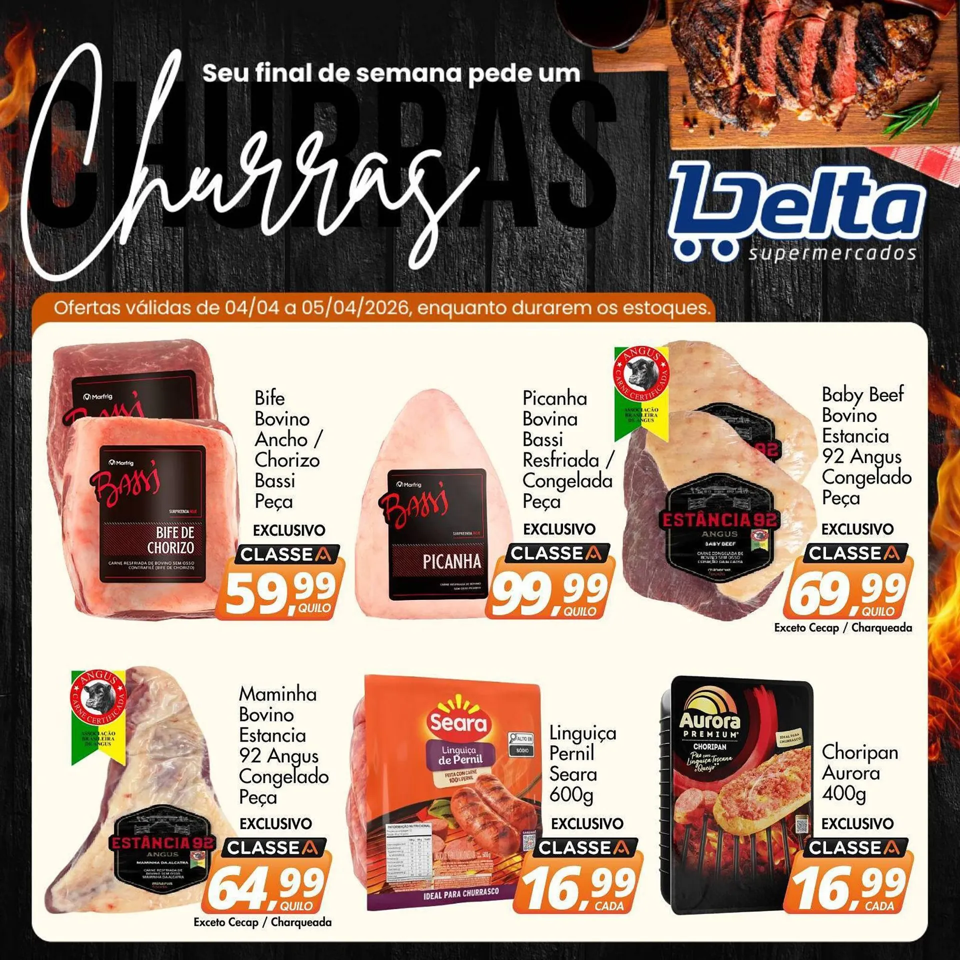 Encarte de Catálogo Delta Supermercados 4 de abril até 5 de abril 2026 - Pagina 1