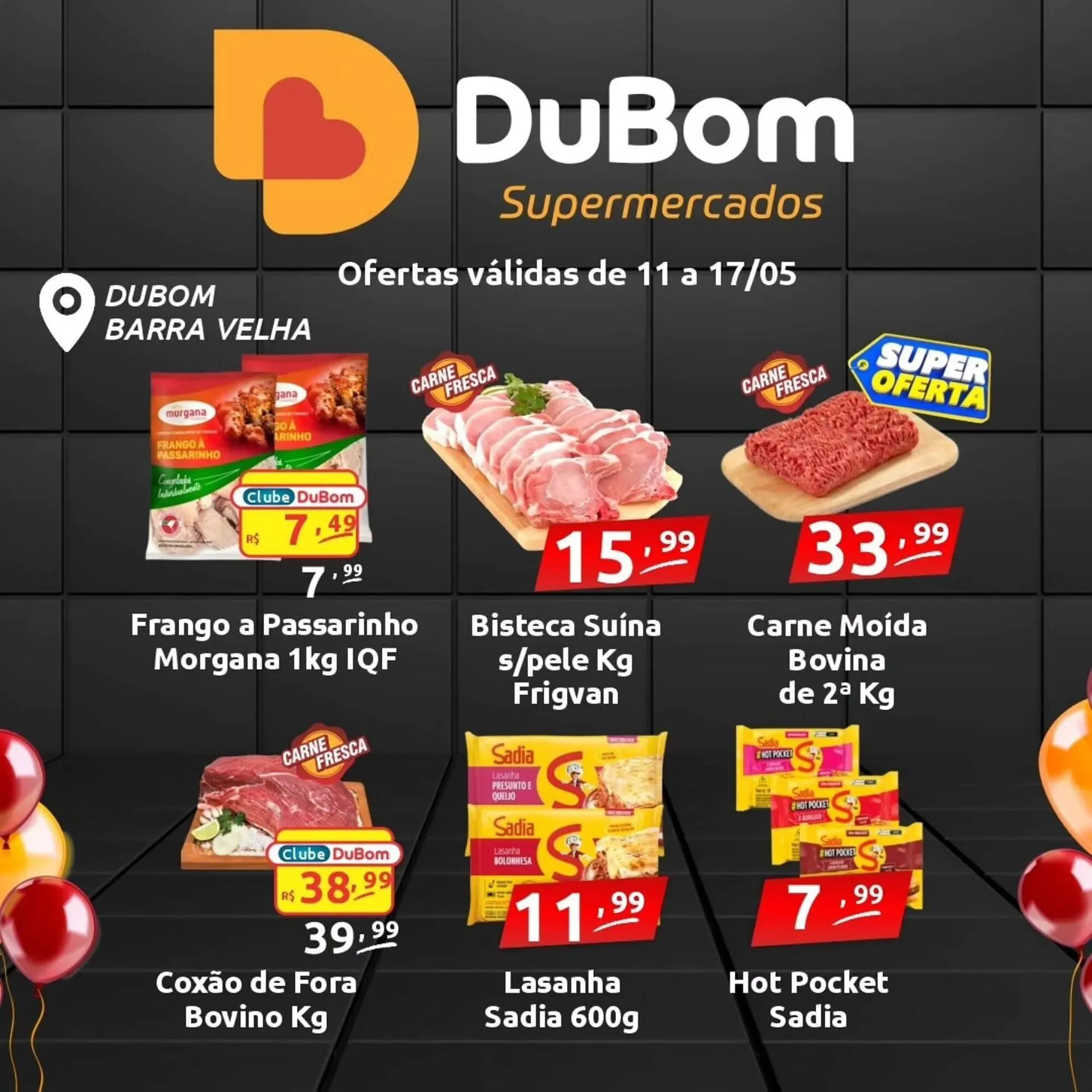 Encarte de Catálogo Dubom Supermercados 11 de maio até 17 de maio 2026 - Pagina 1