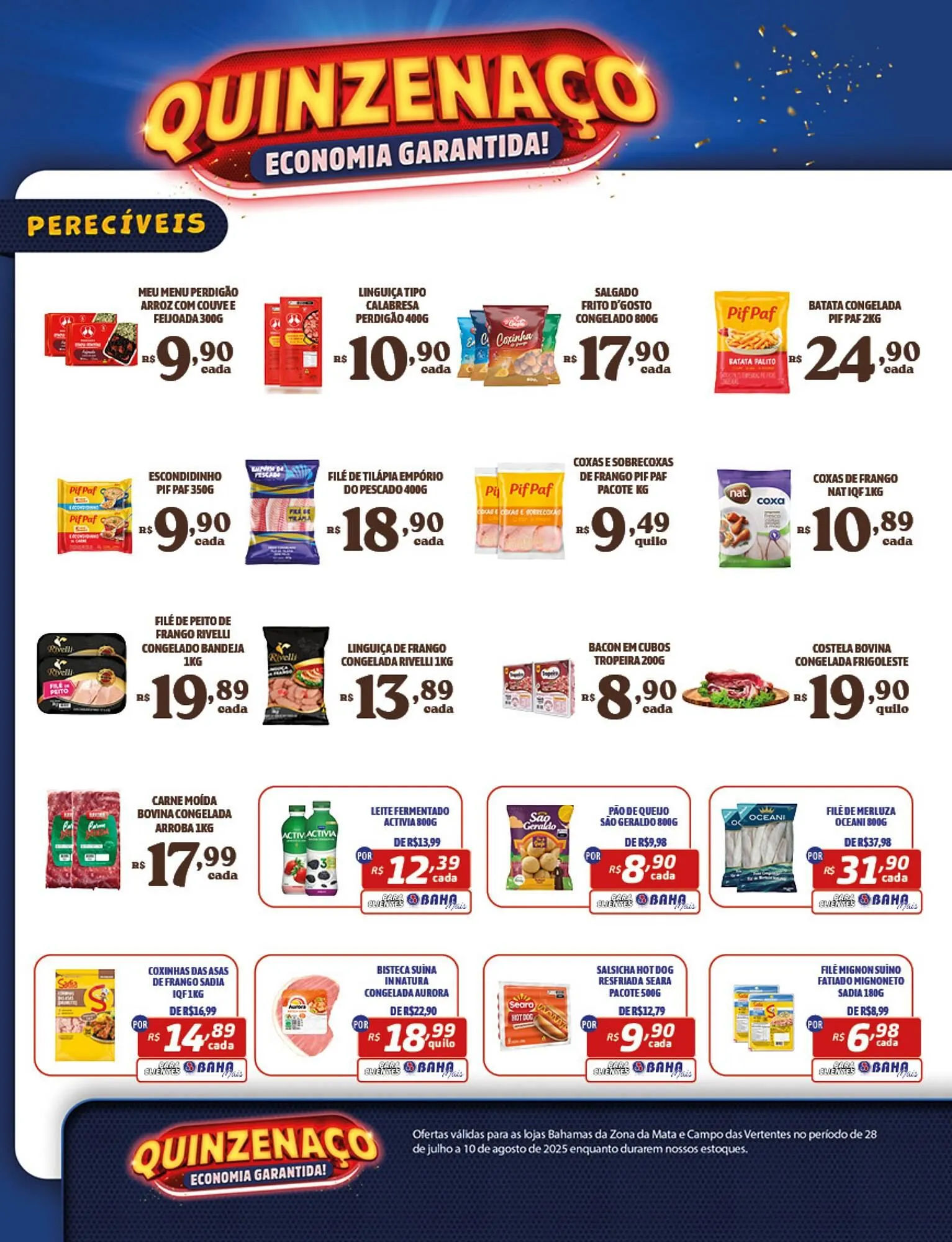Encarte de Catálogo Bahamas Supermercados 28 de julho até 10 de agosto 2025 - Pagina 8
