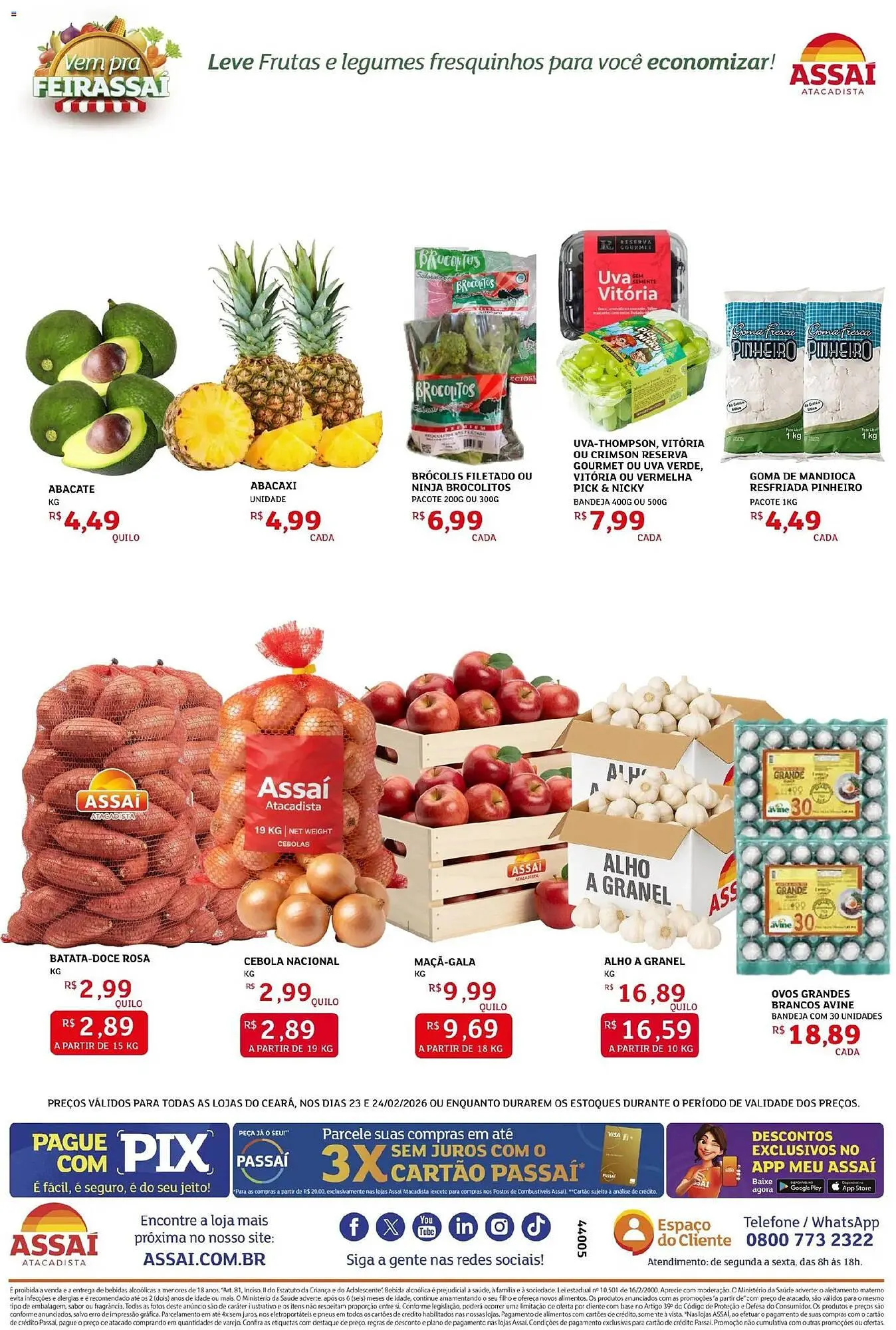 Encarte de Encarte Assaí Atacadista 23 de fevereiro até 24 de fevereiro 2026 - Pagina 2