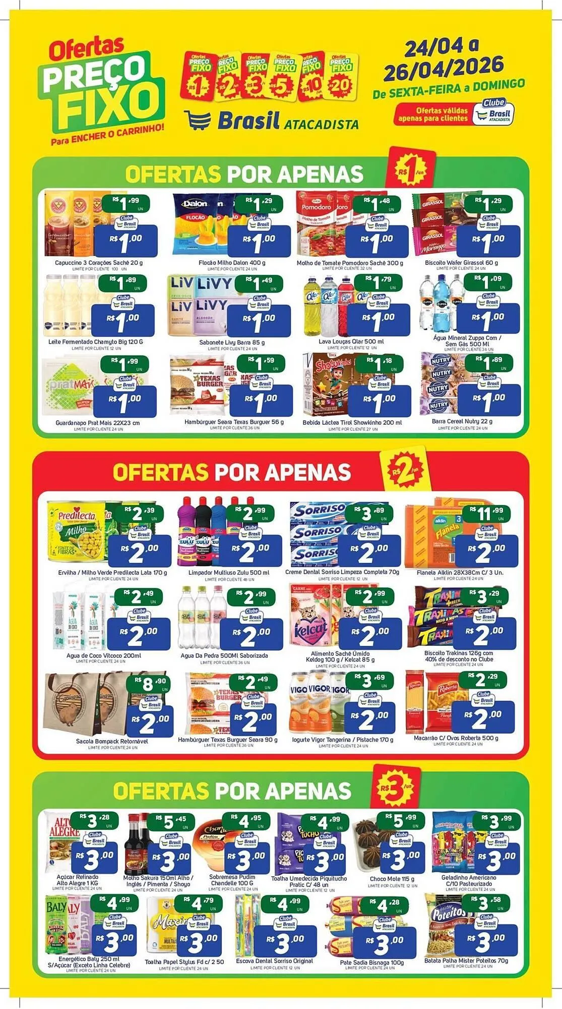 Encarte de Catálogo Brasil Atacadista 24 de abril até 26 de abril 2026 - Pagina 1