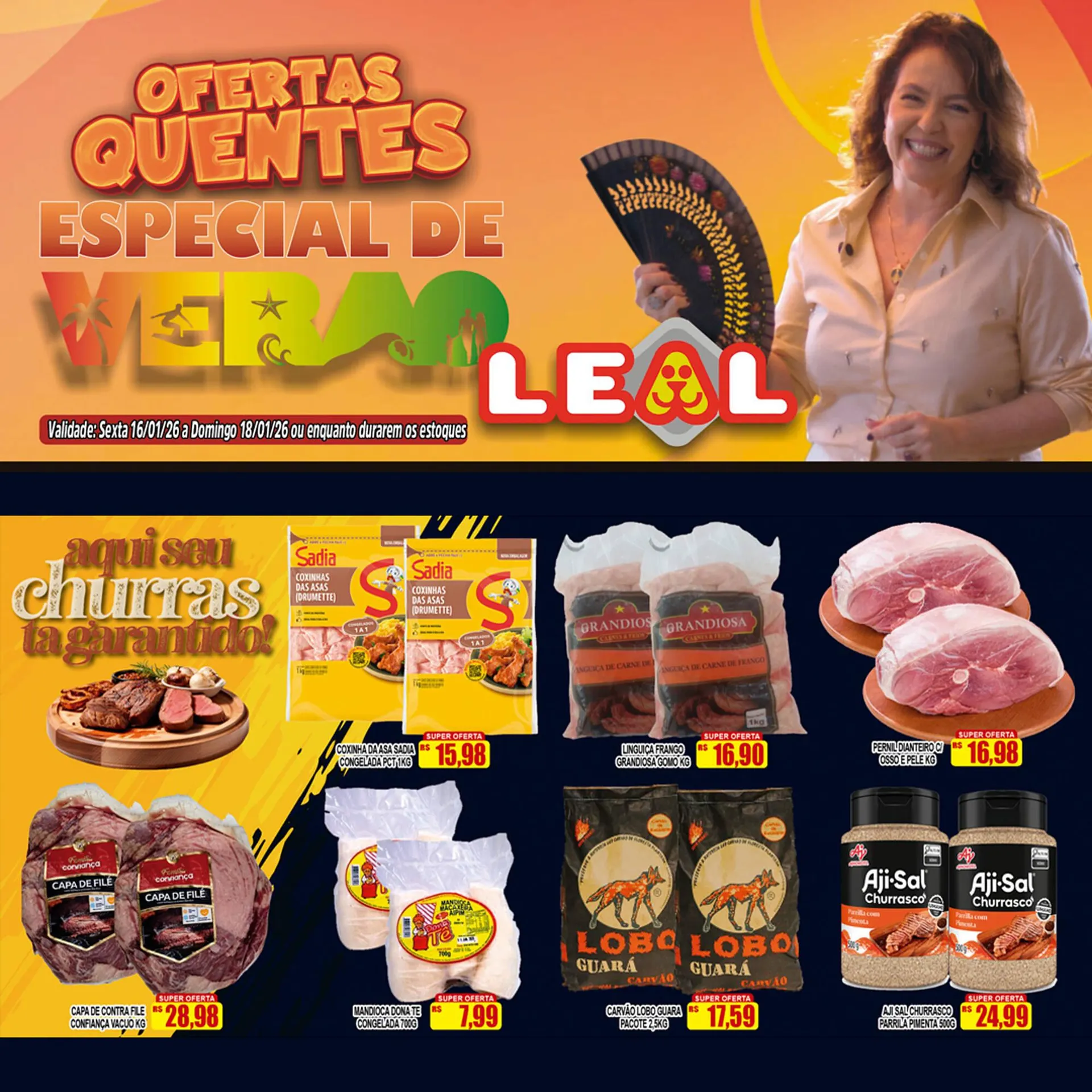 Encarte de Folheto Supermercado leal 16 de janeiro até 18 de janeiro 2026 - Pagina 2