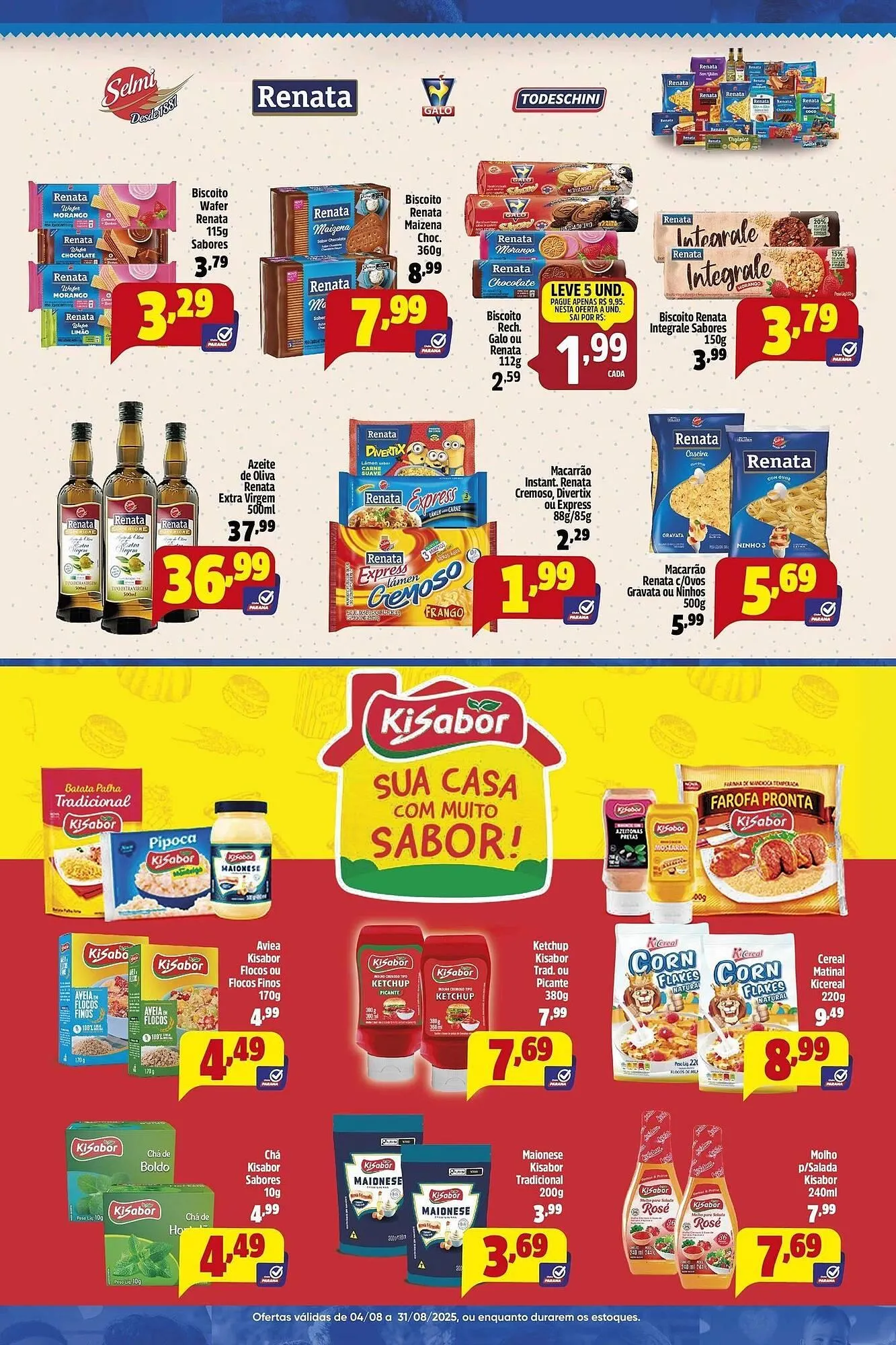 Encarte de Catálogo Supermercado Paraná 4 de agosto até 31 de agosto 2025 - Pagina 4