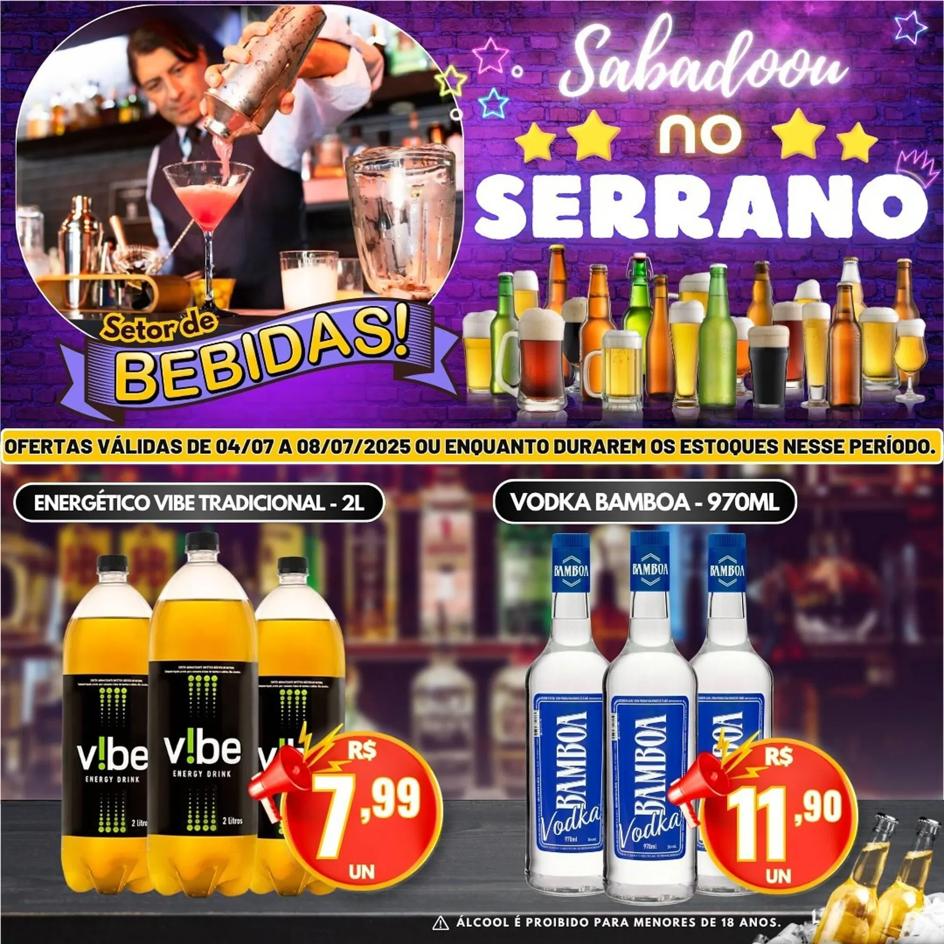 Encarte de Catálogo Serrano Supermercado 4 de julho até 8 de julho 2025 - Pagina 3