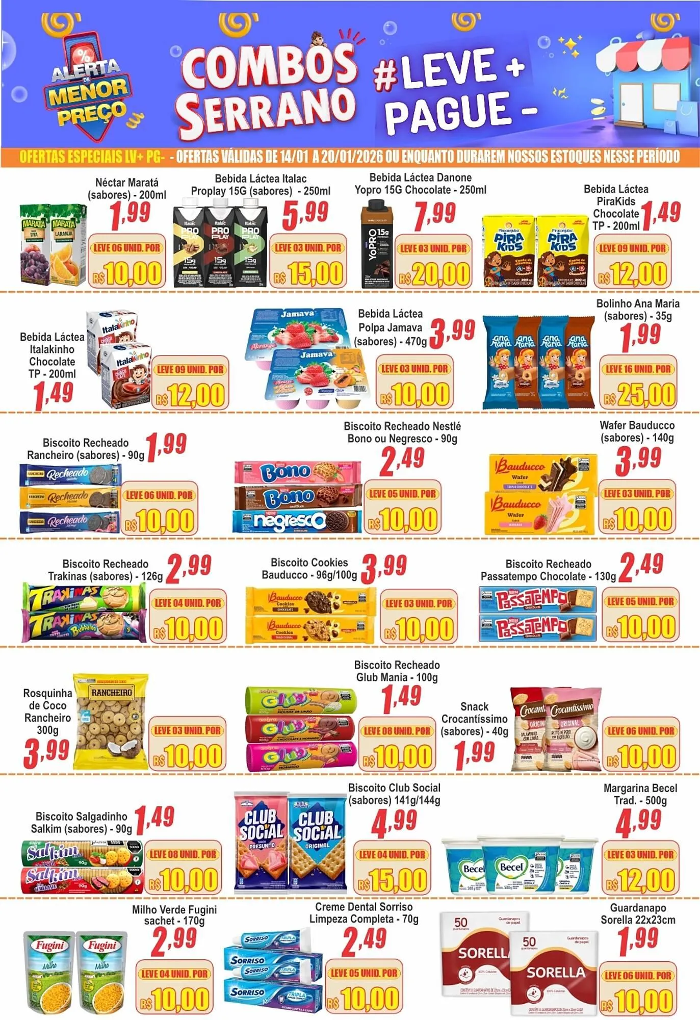 Encarte de Catálogo Serrano Supermercado 14 de janeiro até 20 de janeiro 2026 - Pagina 5