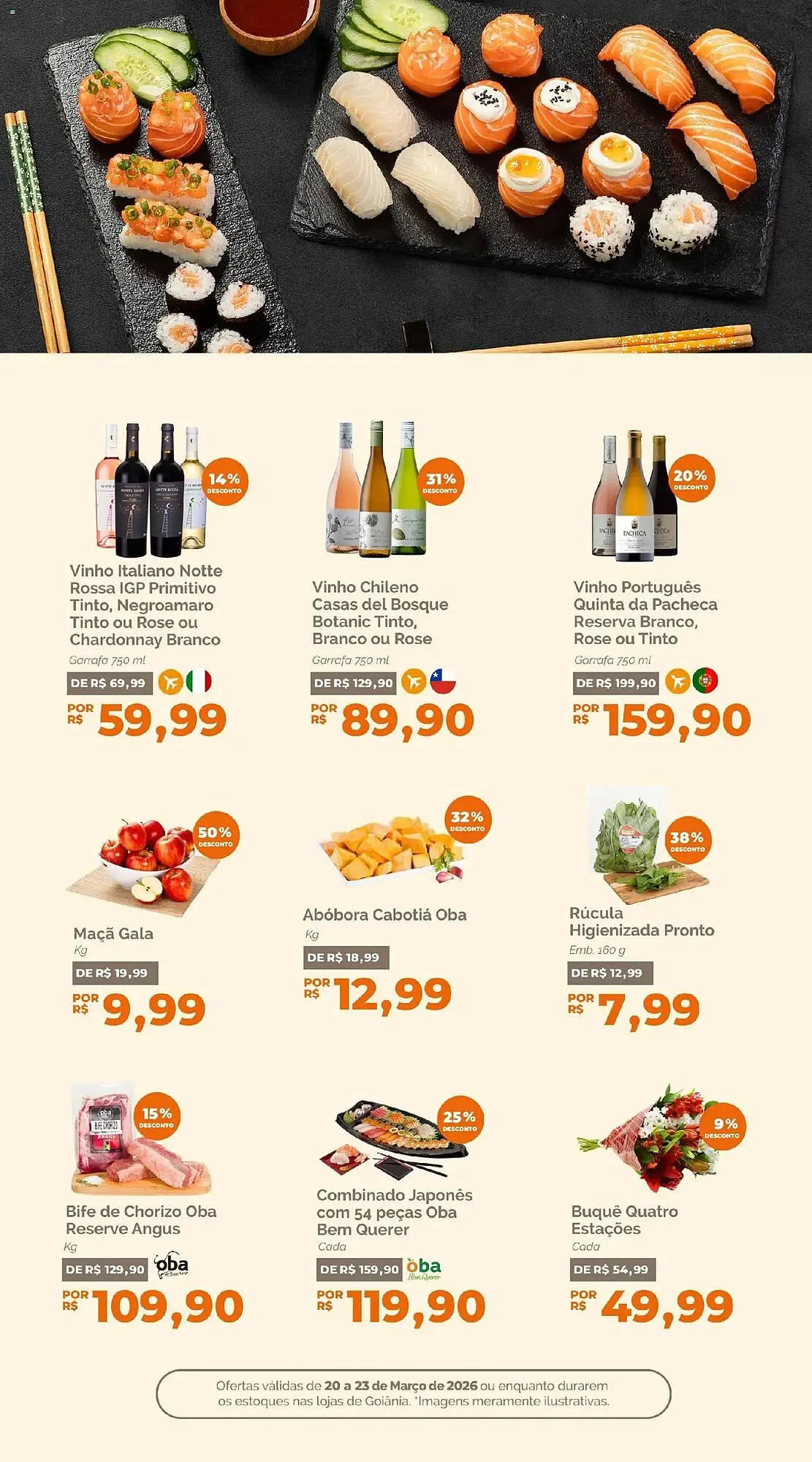 Encarte de Folheto Oba Hortifruti 20 de março até 23 de março 2026 - Pagina 6