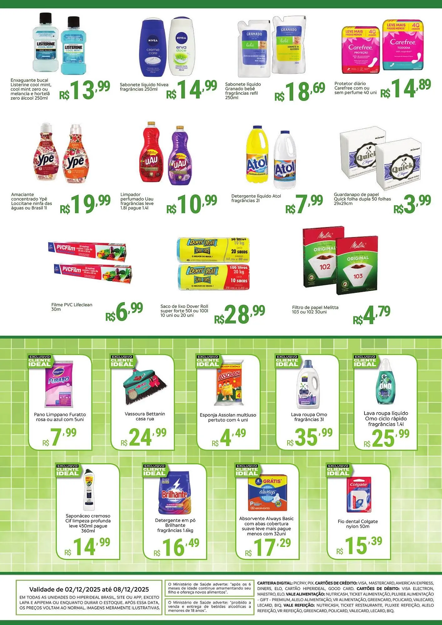 Encarte de Catálogo Hiperideal Supermercados 1 de dezembro até 8 de dezembro 2025 - Pagina 4
