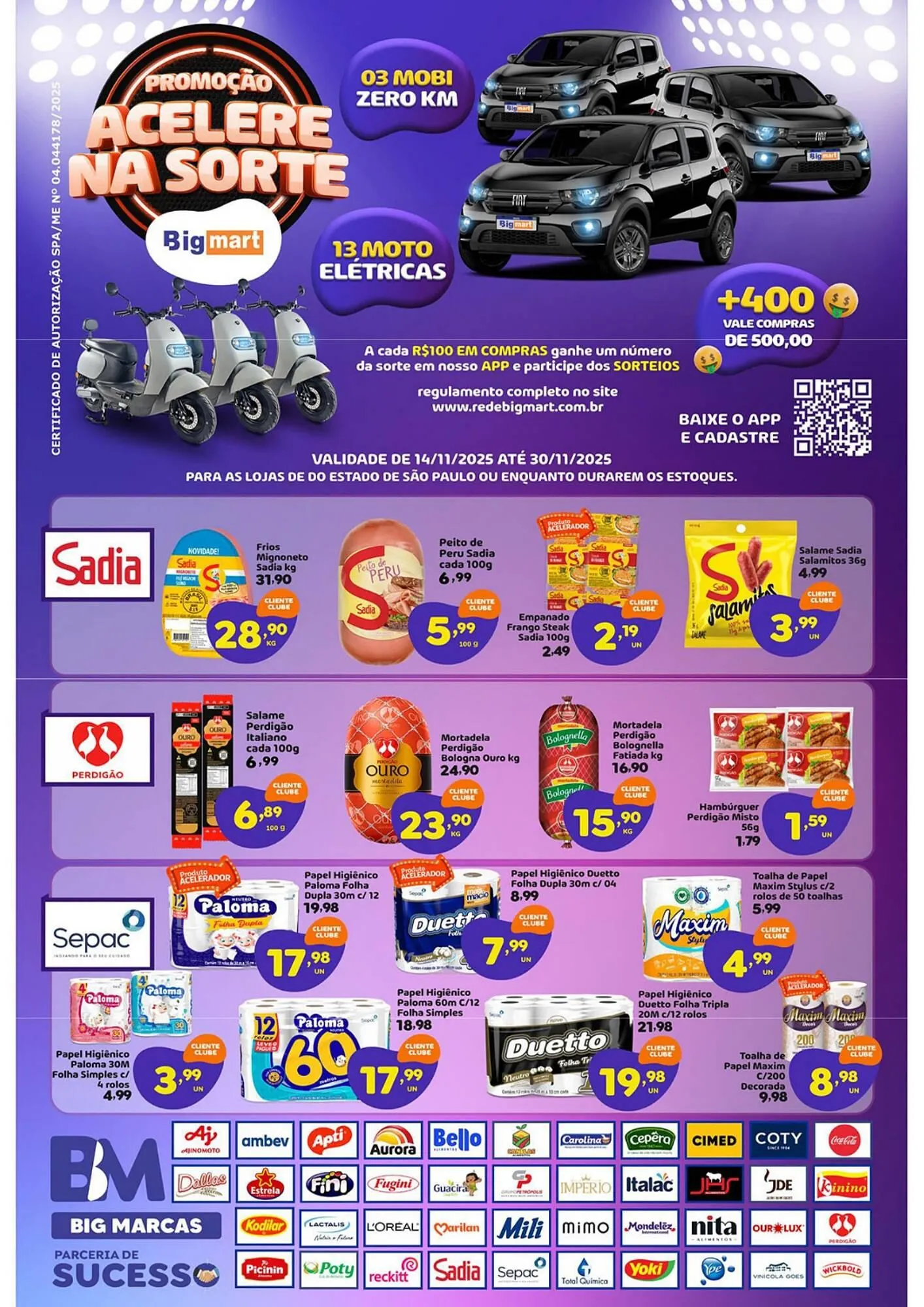 Encarte de Catálogo Bigmart 17 de novembro até 30 de novembro 2025 - Pagina 1