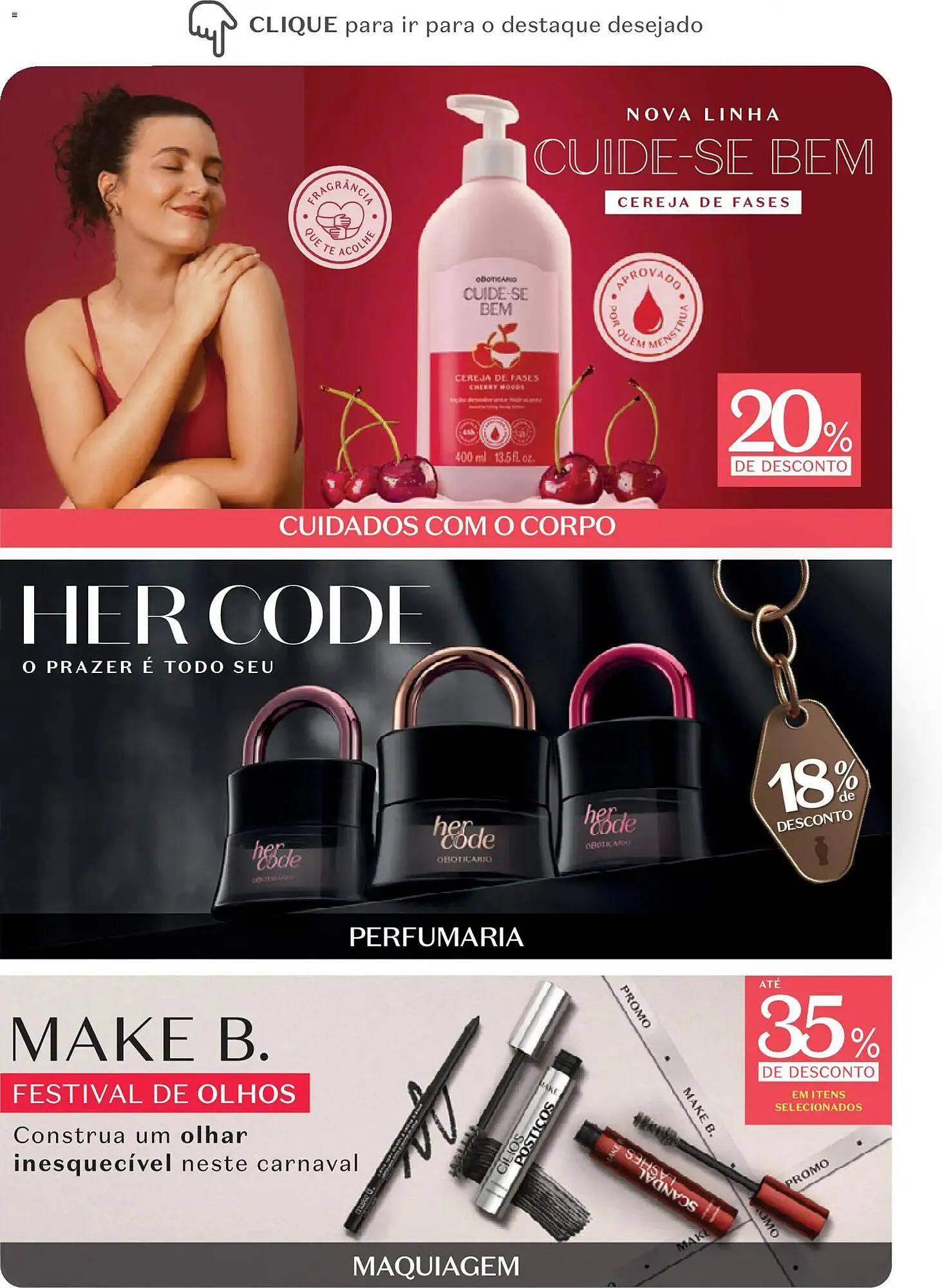 Encarte de Catálogo O Boticário 9 de fevereiro até 2 de março 2026 - Pagina 10